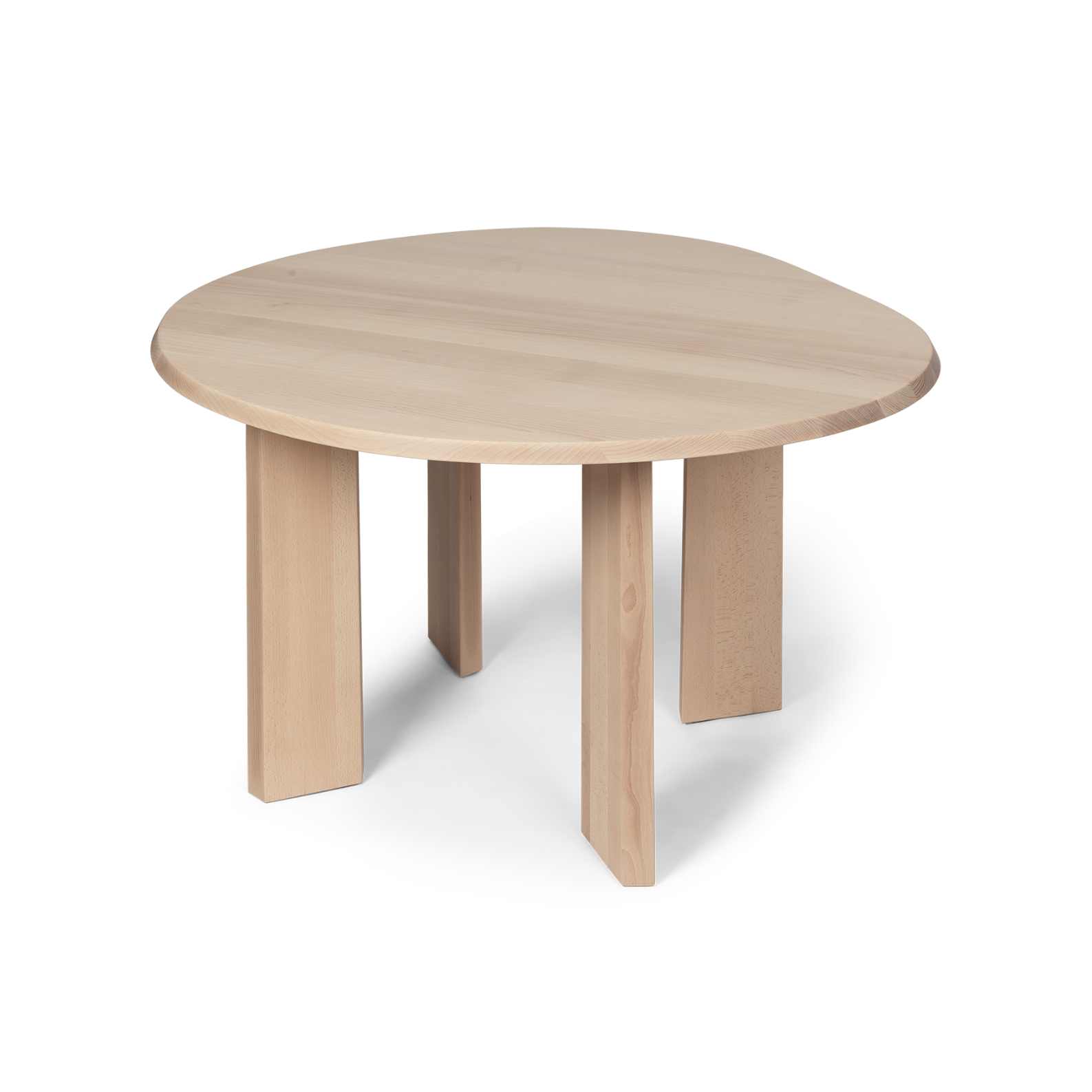 Okrúhly stôl TARN z bieleného buka