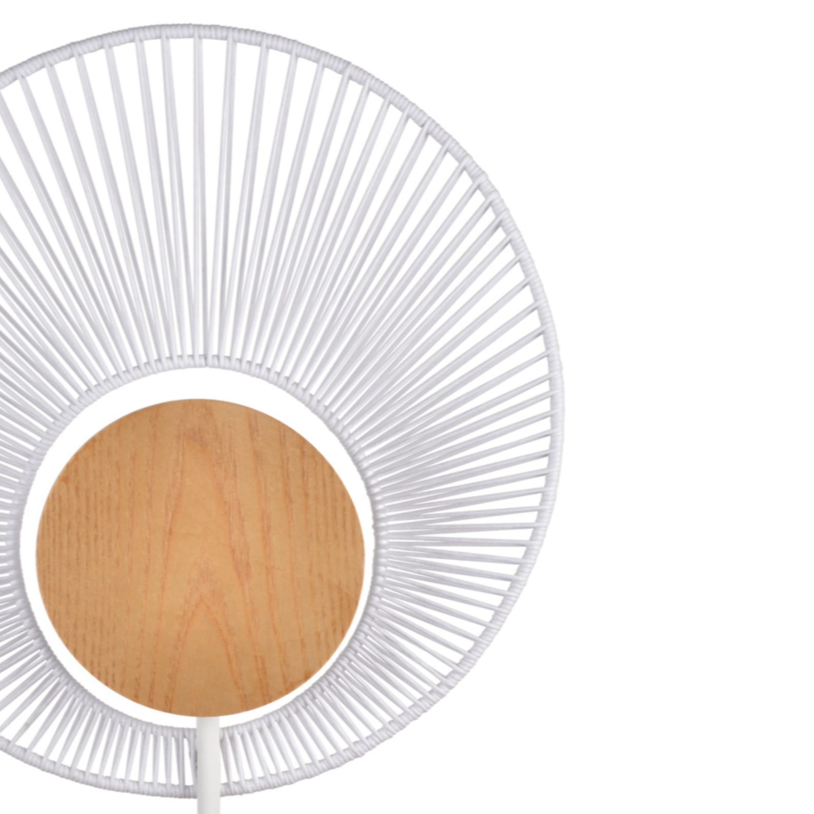 Stolná lampa OYSTER biela