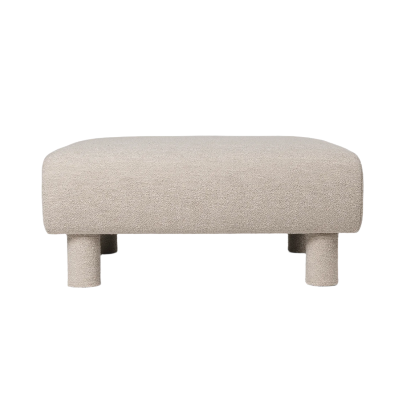 DASE modular sofa - PUF SOFT BOCLé beige