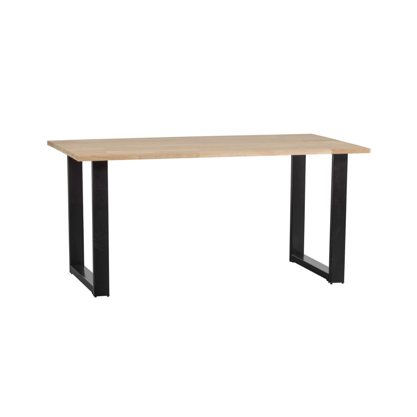 Table tablo oak with a U -shaped base