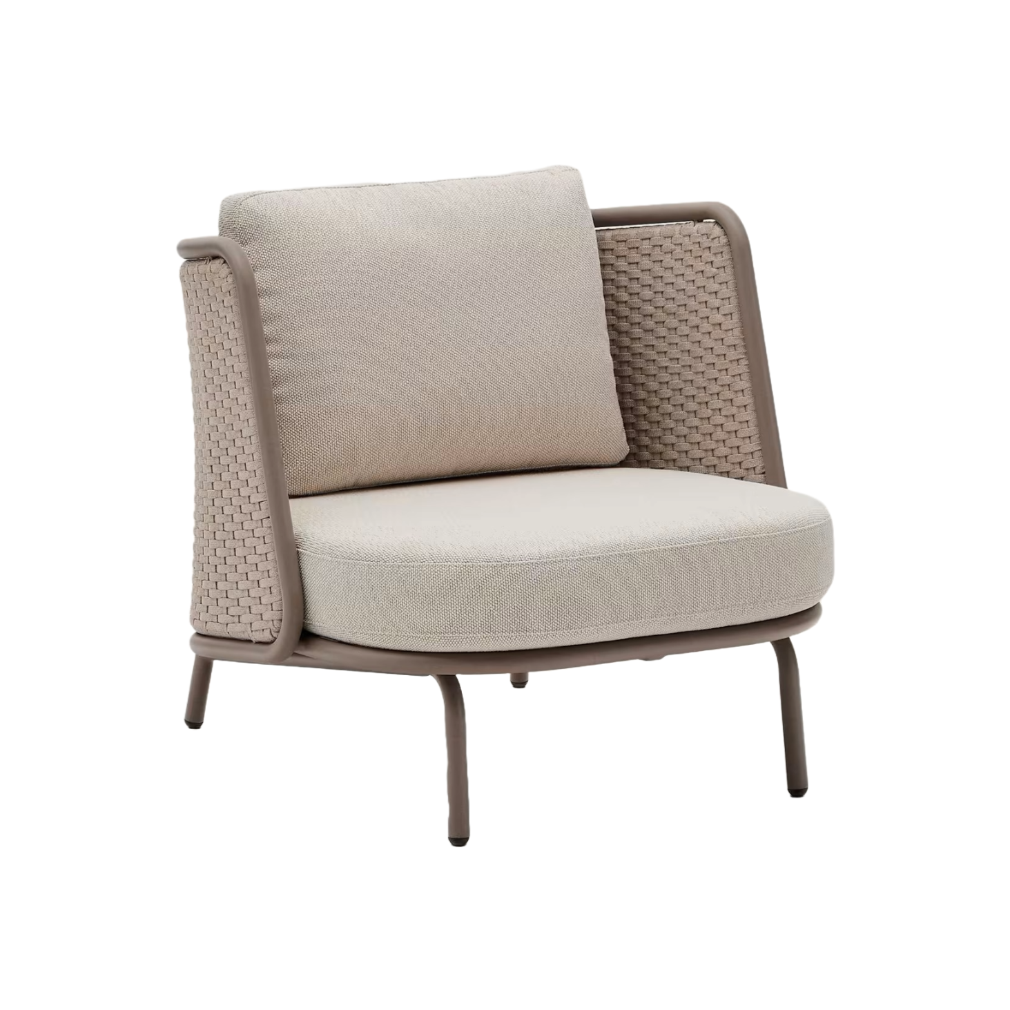 Sedalis beige garden armchair