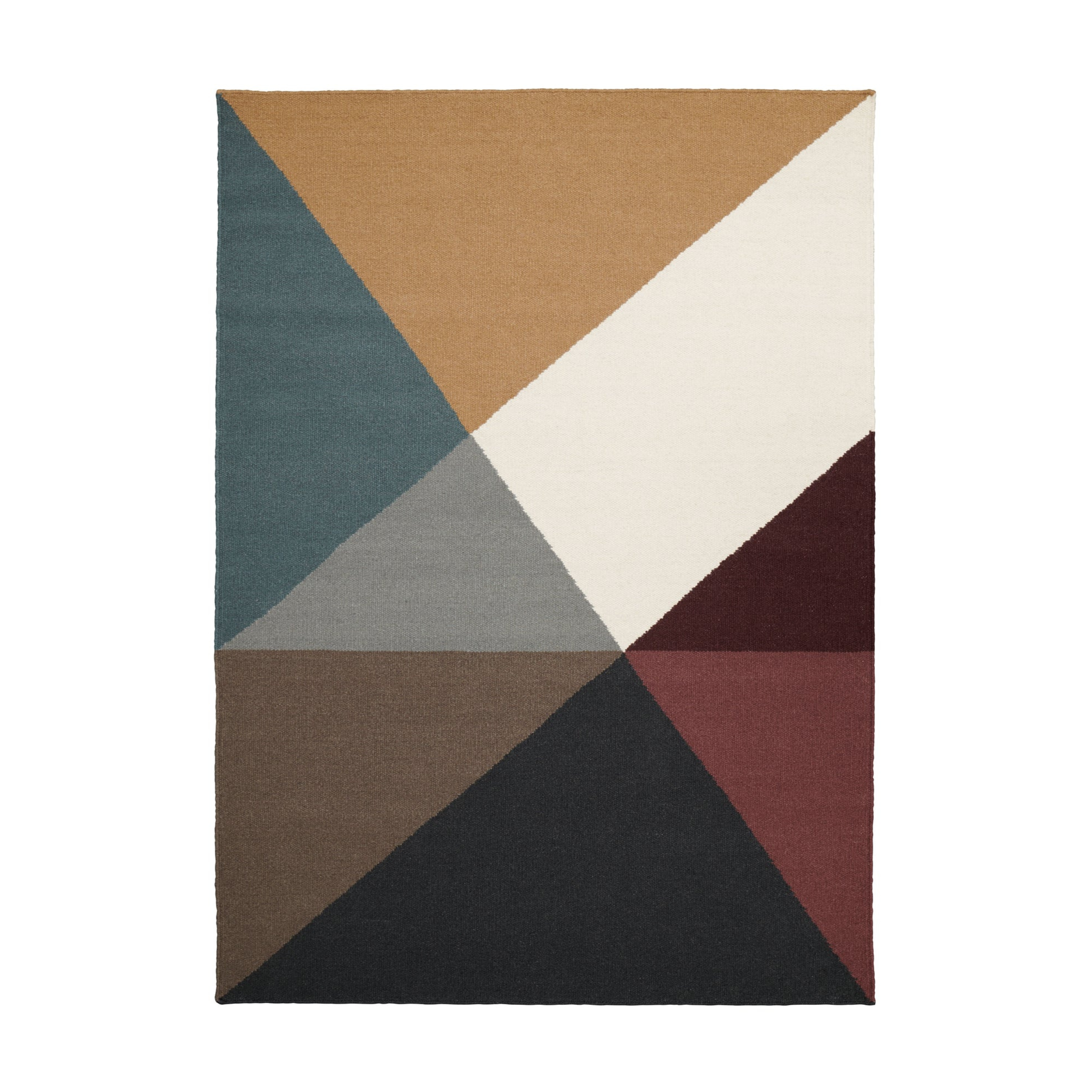 Dywan METRI - MUSTARD beżowy z pomarańczowym