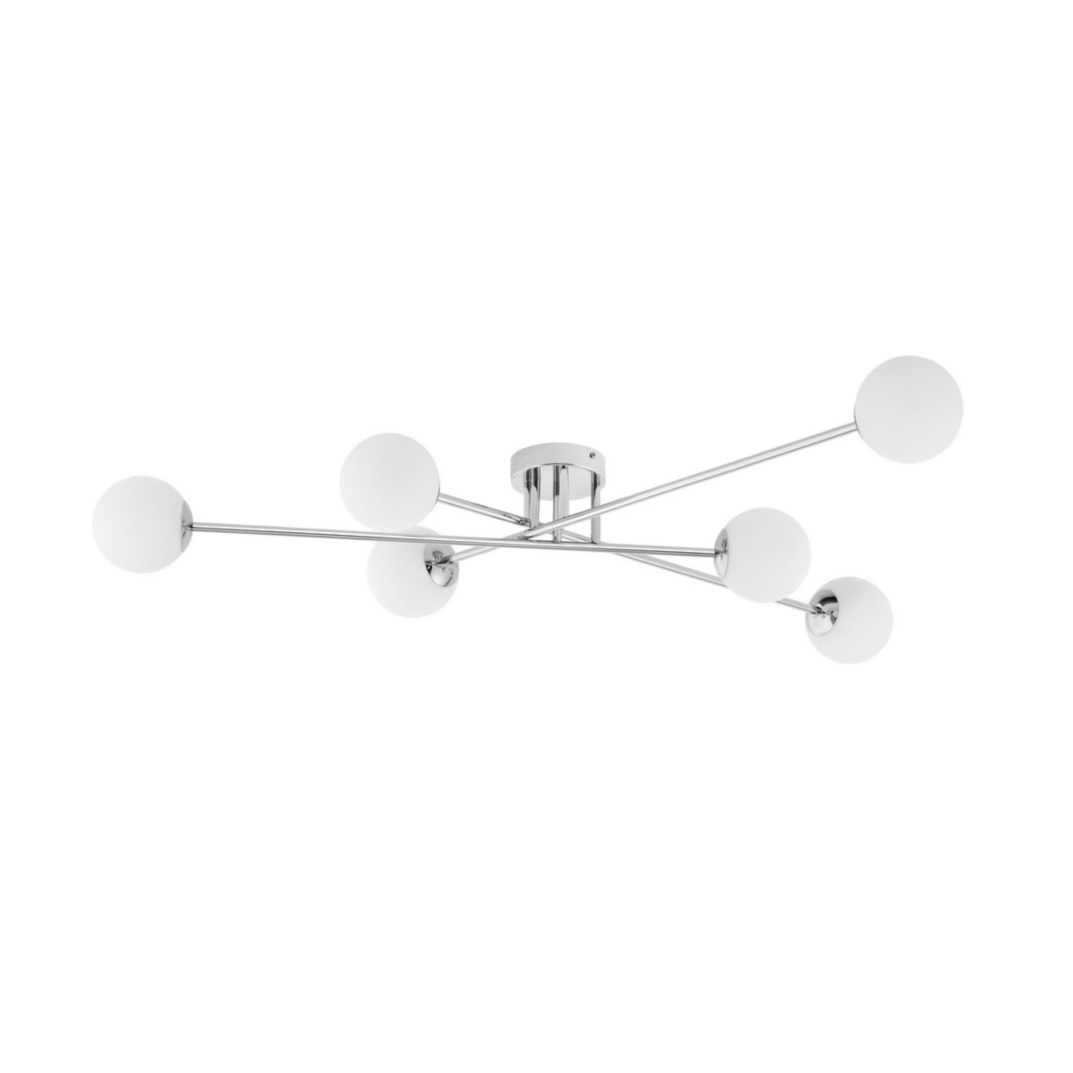 Stropná lampa ASTRA 6 chróm