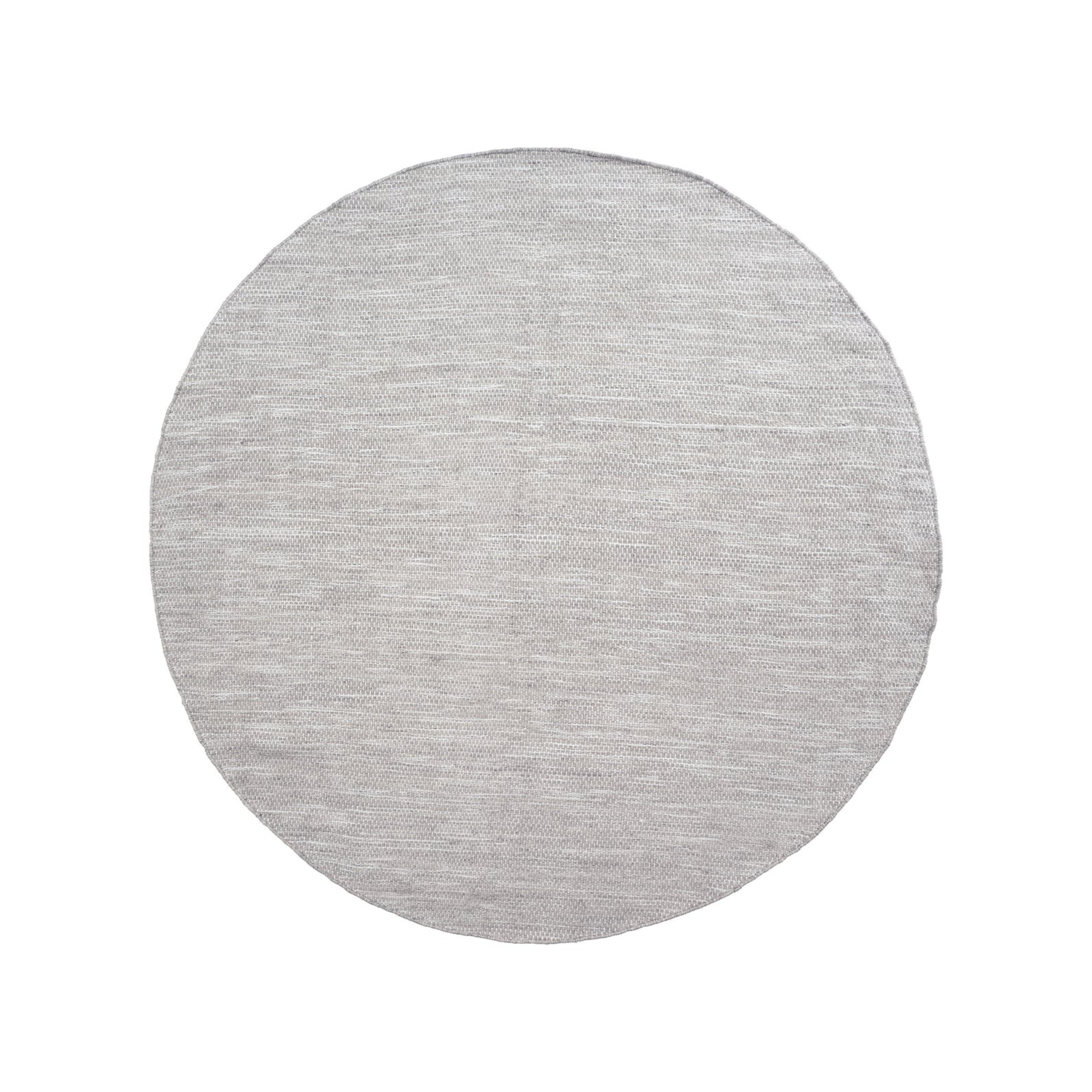 Kruhový koberec ADONIC MIST - STEEL šedý