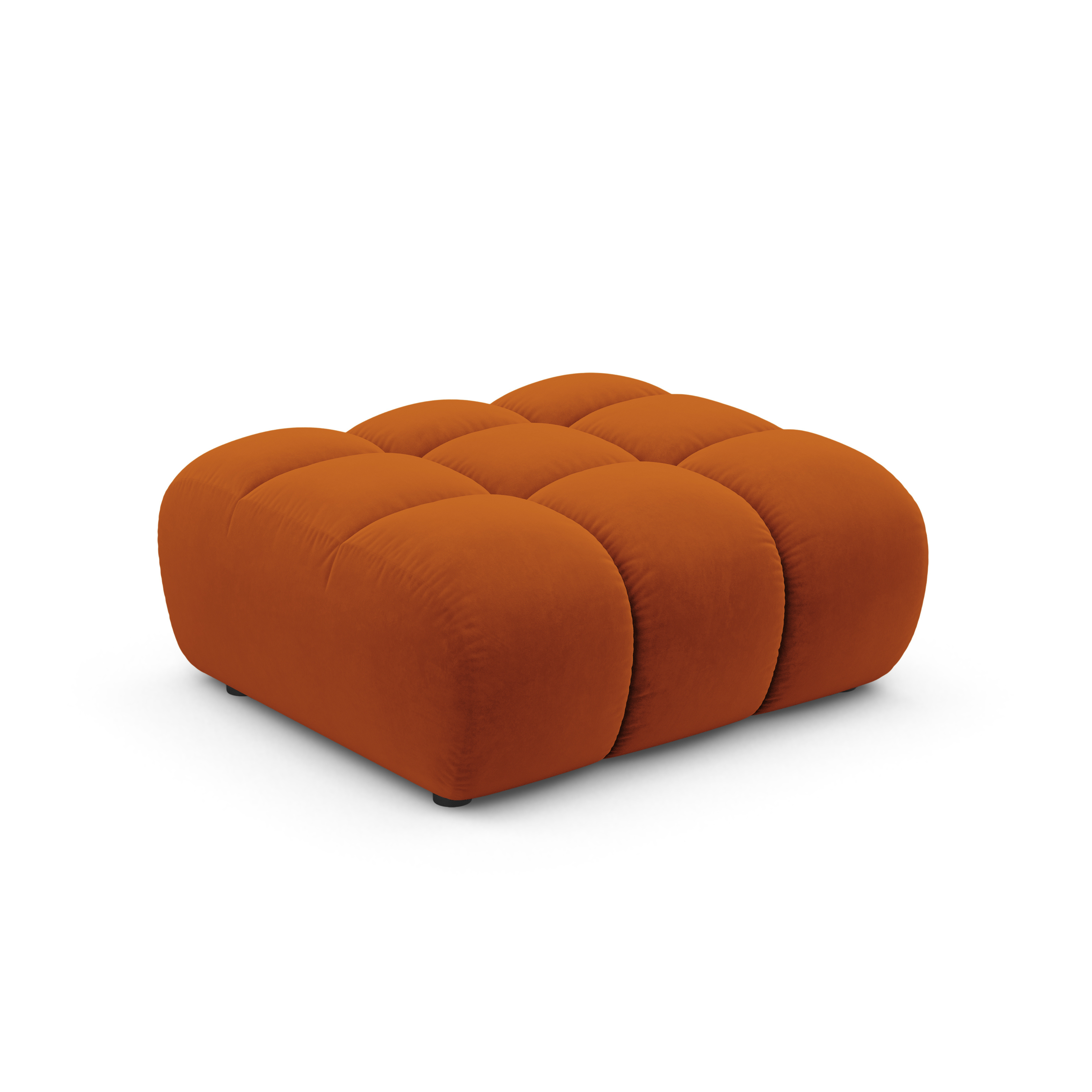 ASTRO Velvet Pouf Rust