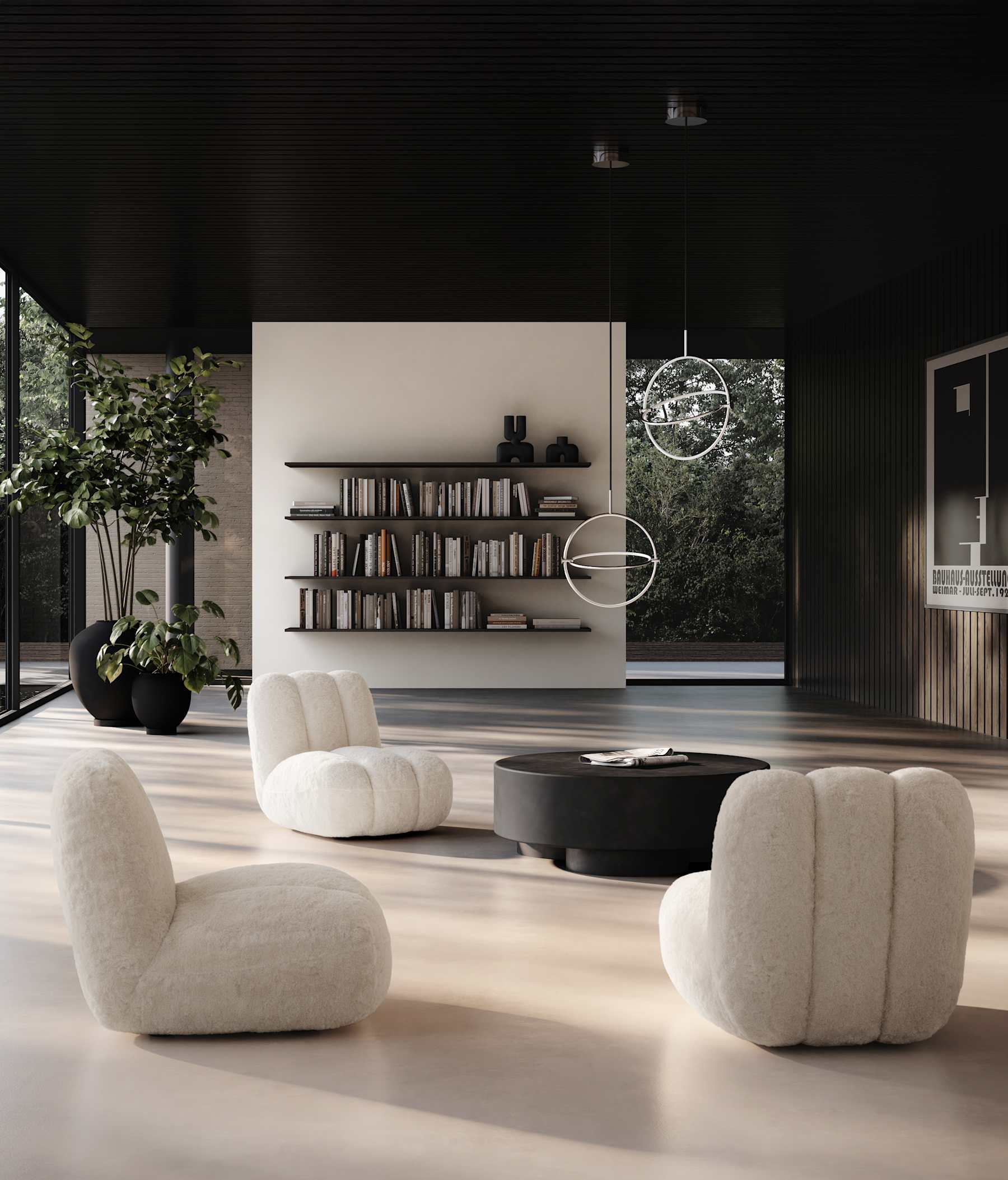 Závesná lampa MARU strieborná