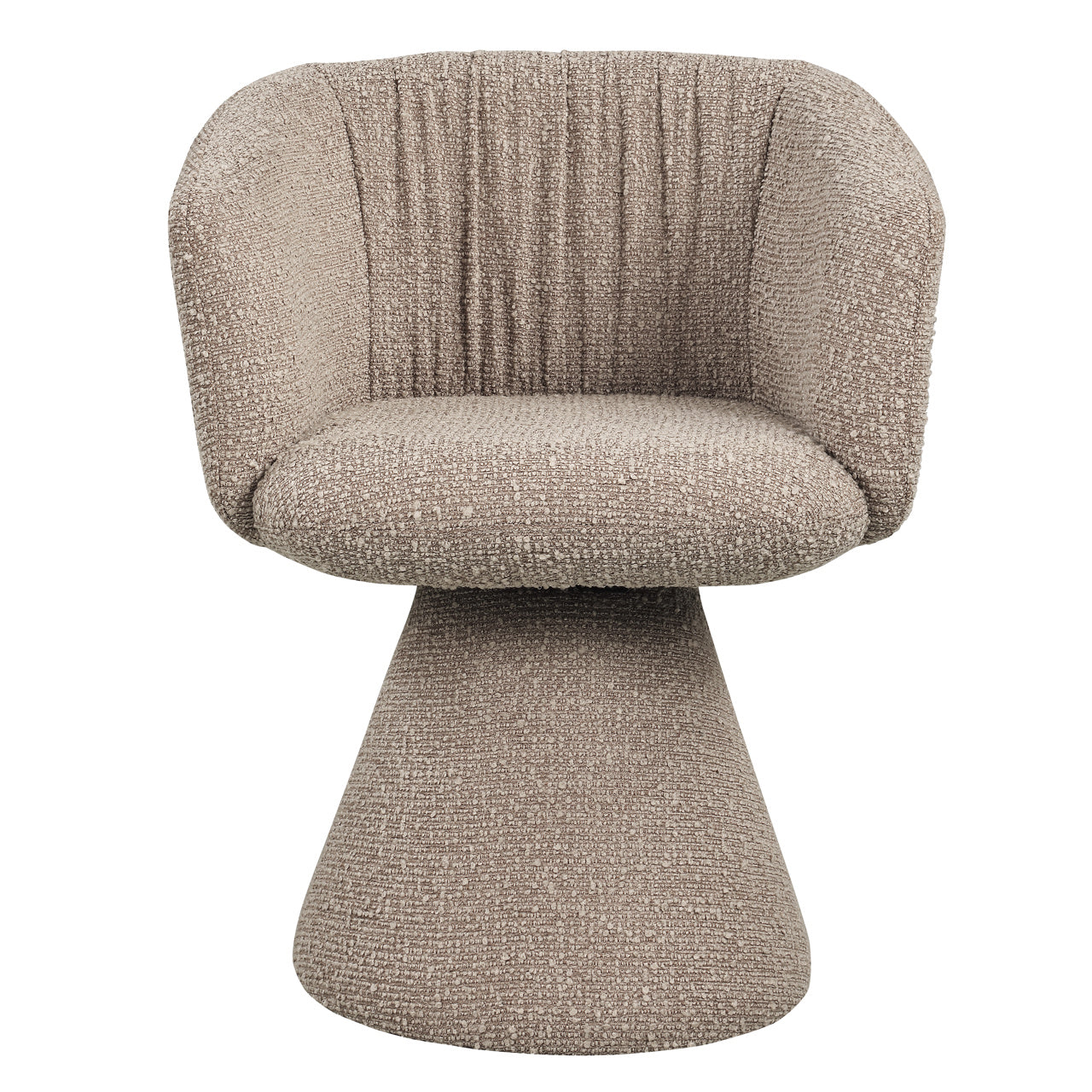MADELINE Swivel Chair Light Brown
