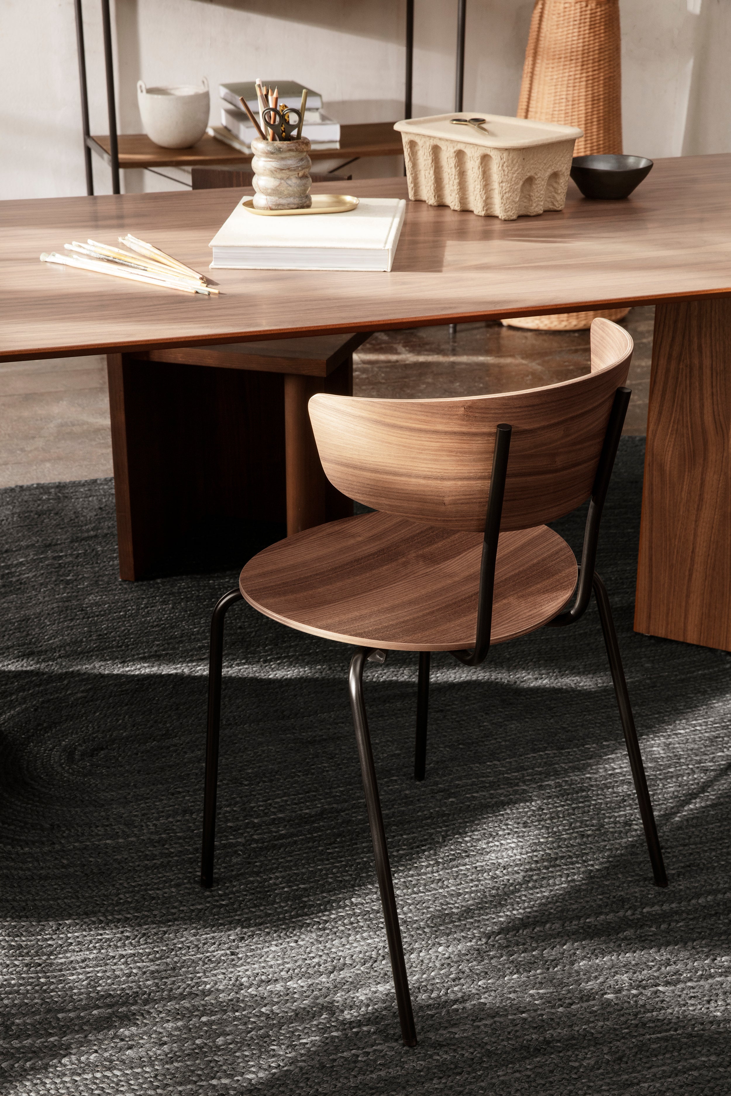 Chair Herman bleached oak veneer