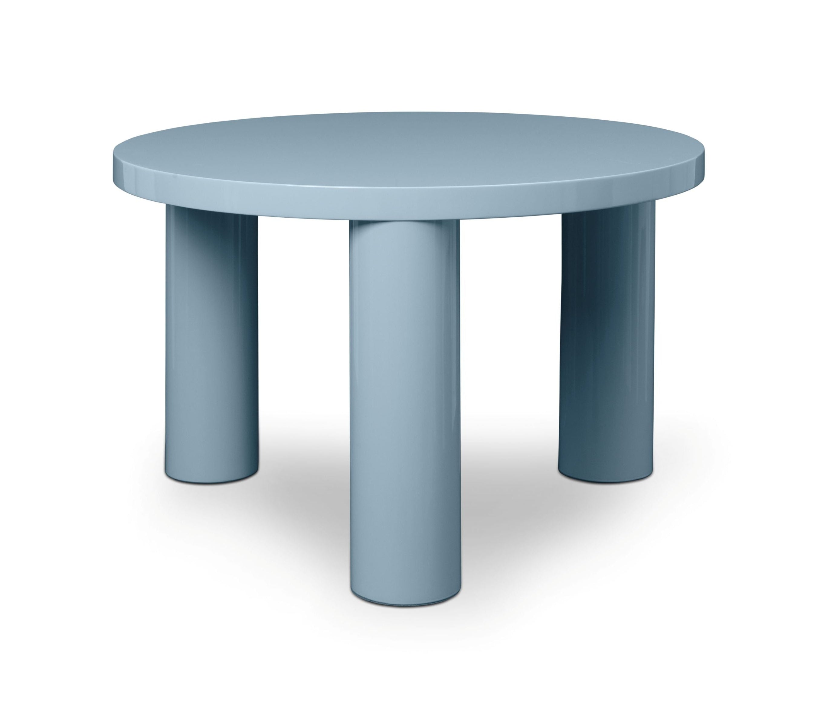 Kávový stolík POST svetlomodrý