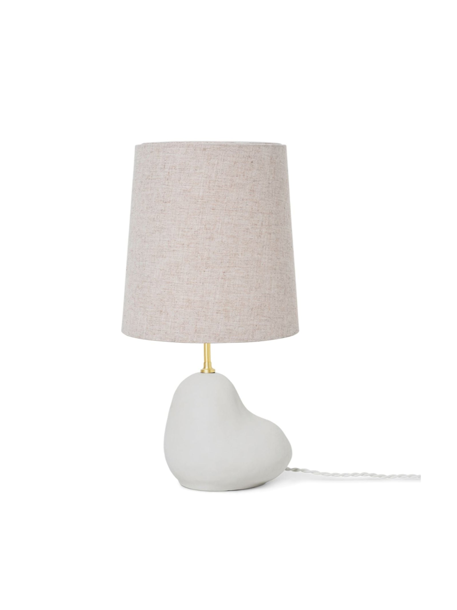 Podstavec nočnej lampy HEBE zlomená biela