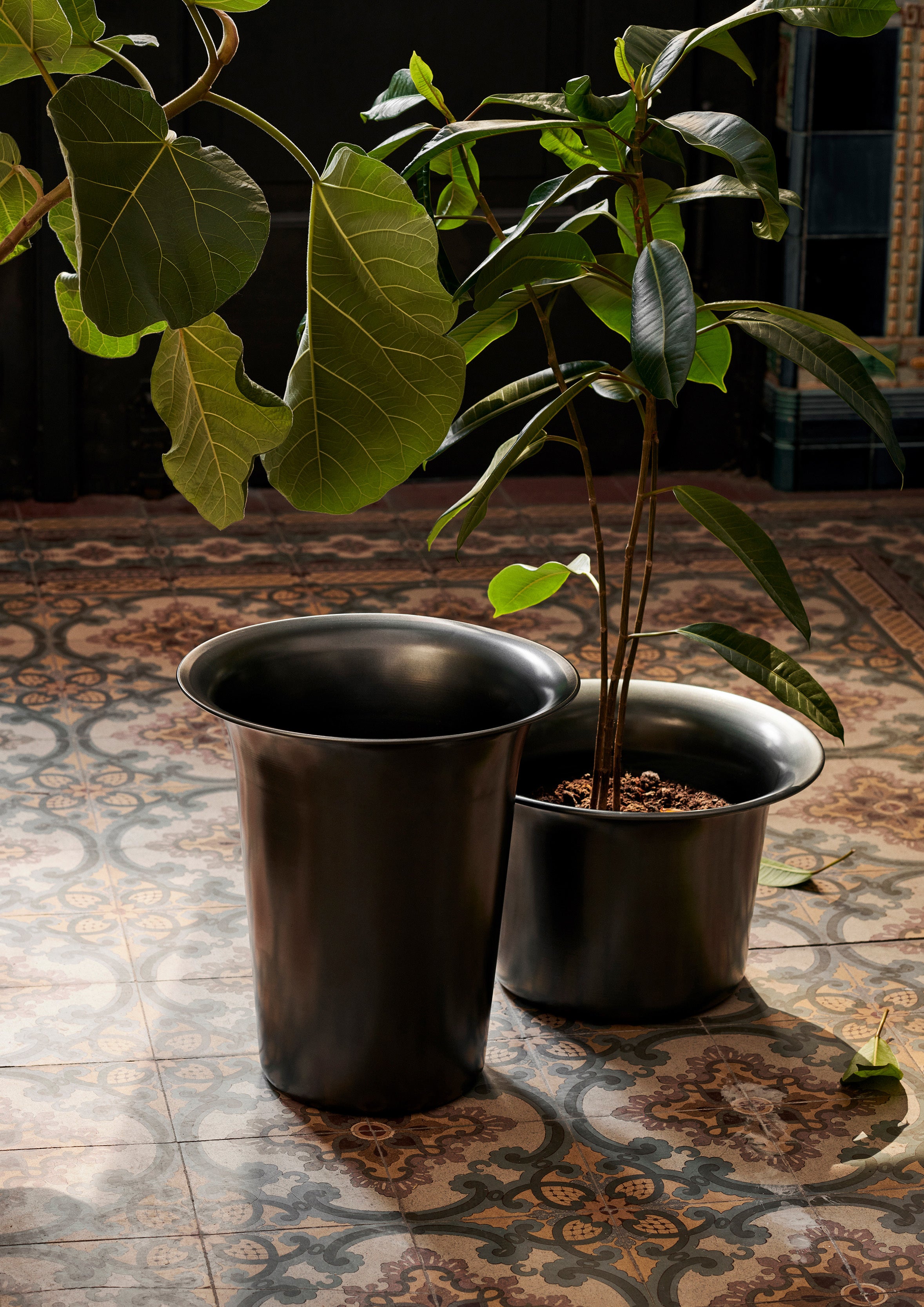 Košík SPUN ALU BASKET čierny