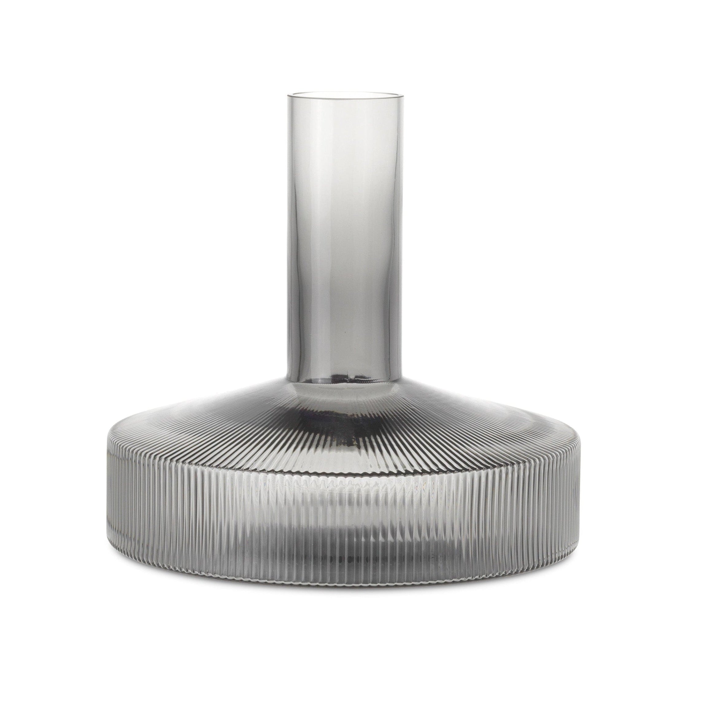 Karafa na víno RIPPLE dymové sklo