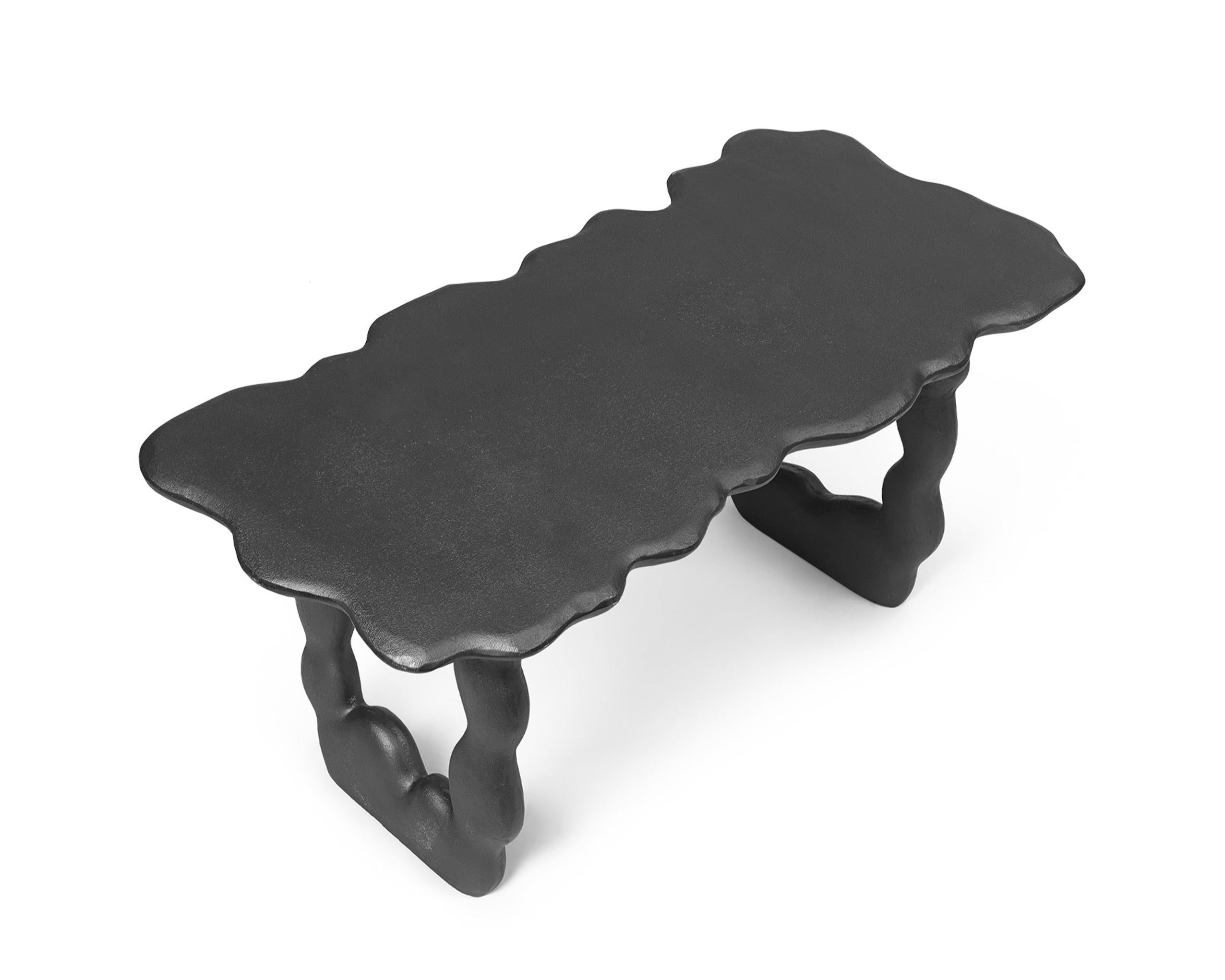 DAL PIECE table black aluminum