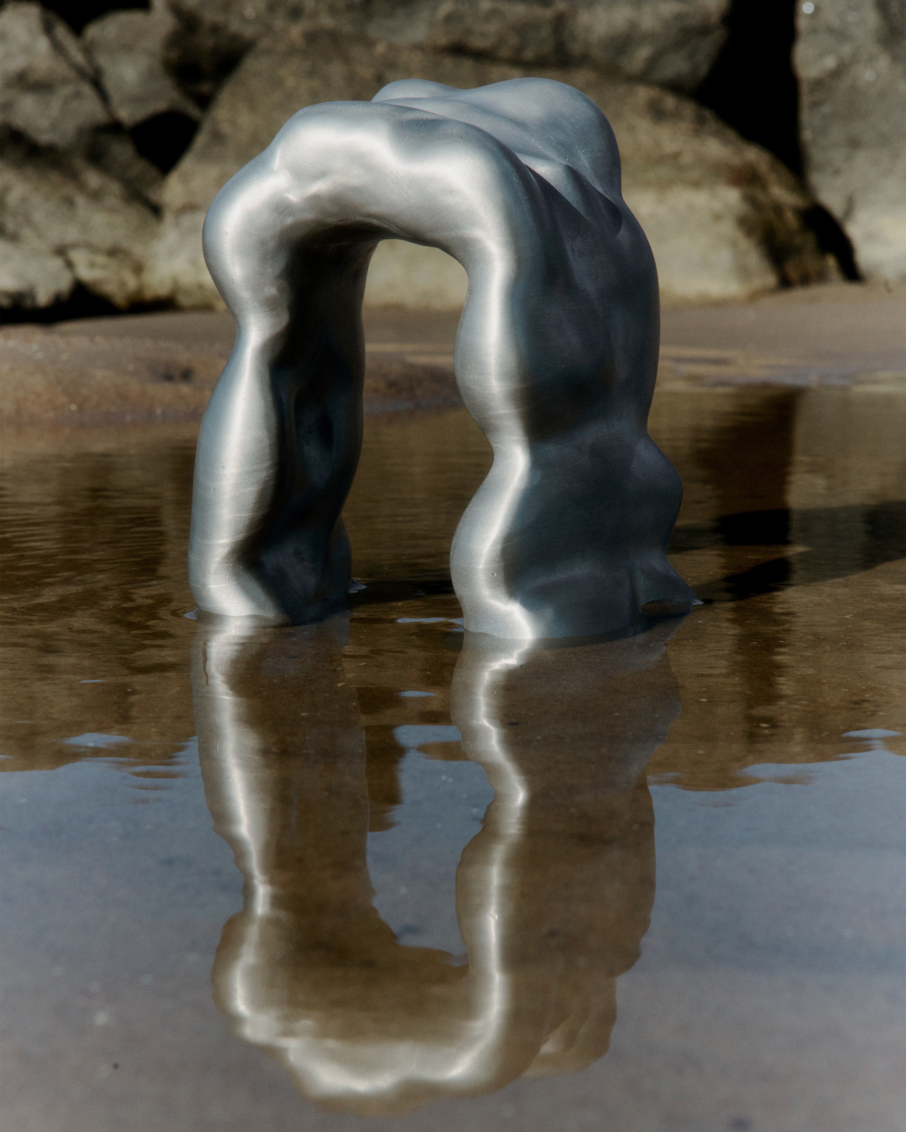 Dekorácia MORF SCULPTURE brúsené hliník