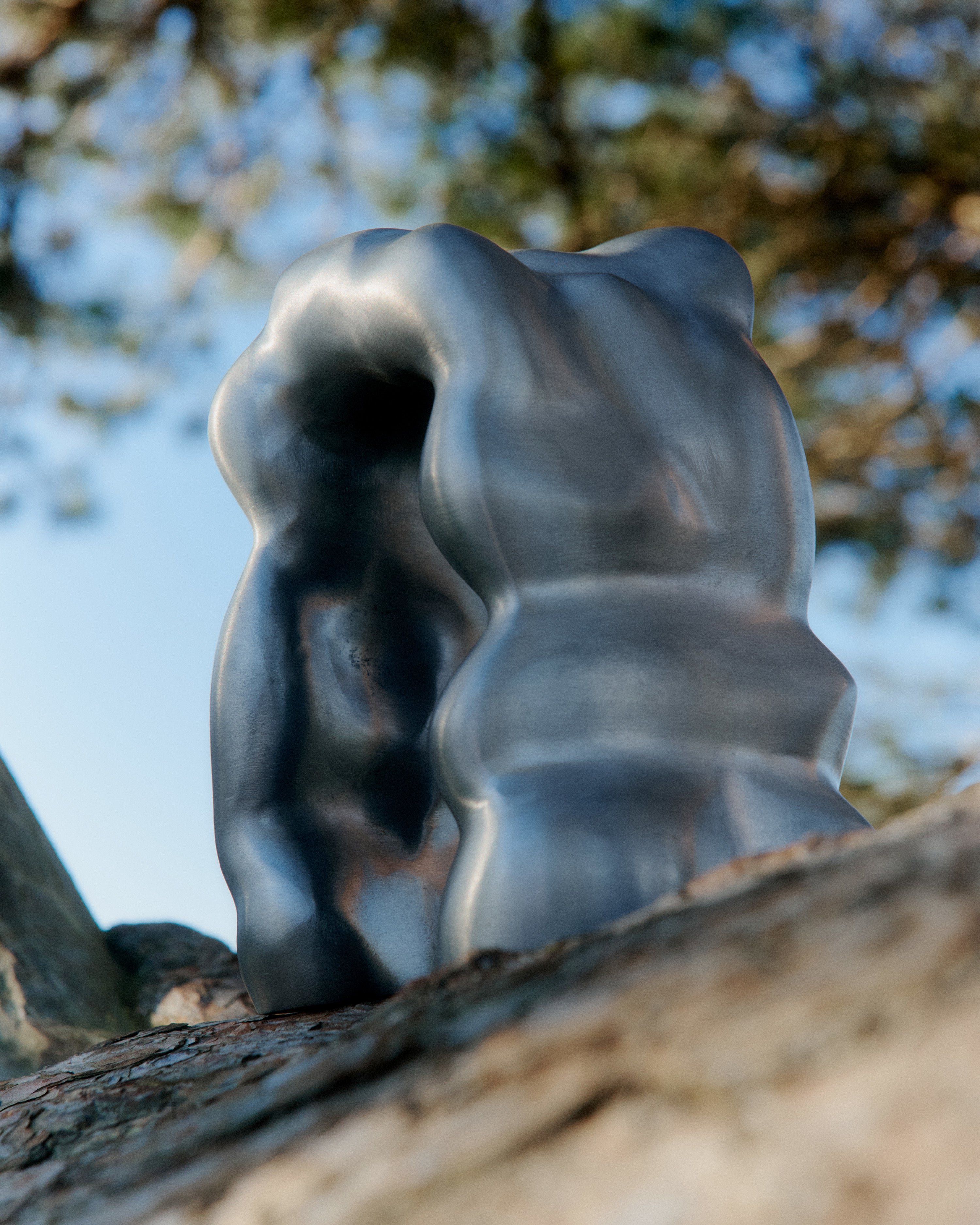 Dekorácia MORF SCULPTURE brúsené hliník