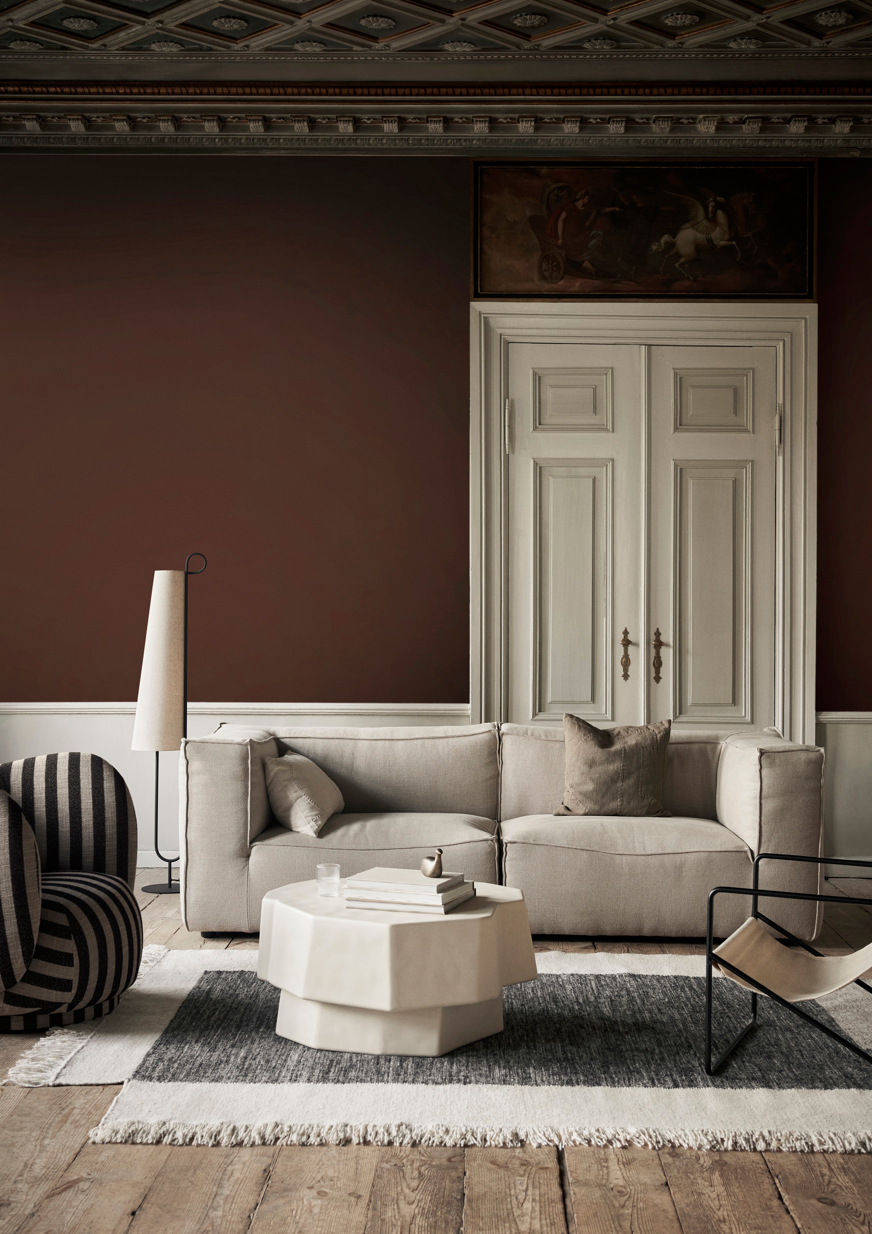 Staffa coffee table broken white