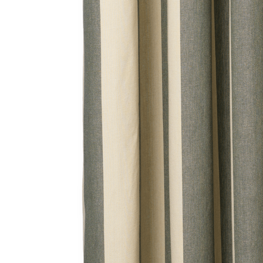 Záves na sprchovanie CHAMBRAY zelený s béžovým