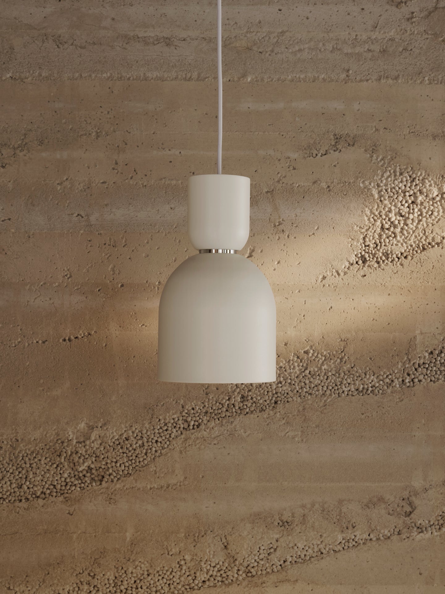 Závesná lampa BELL biela