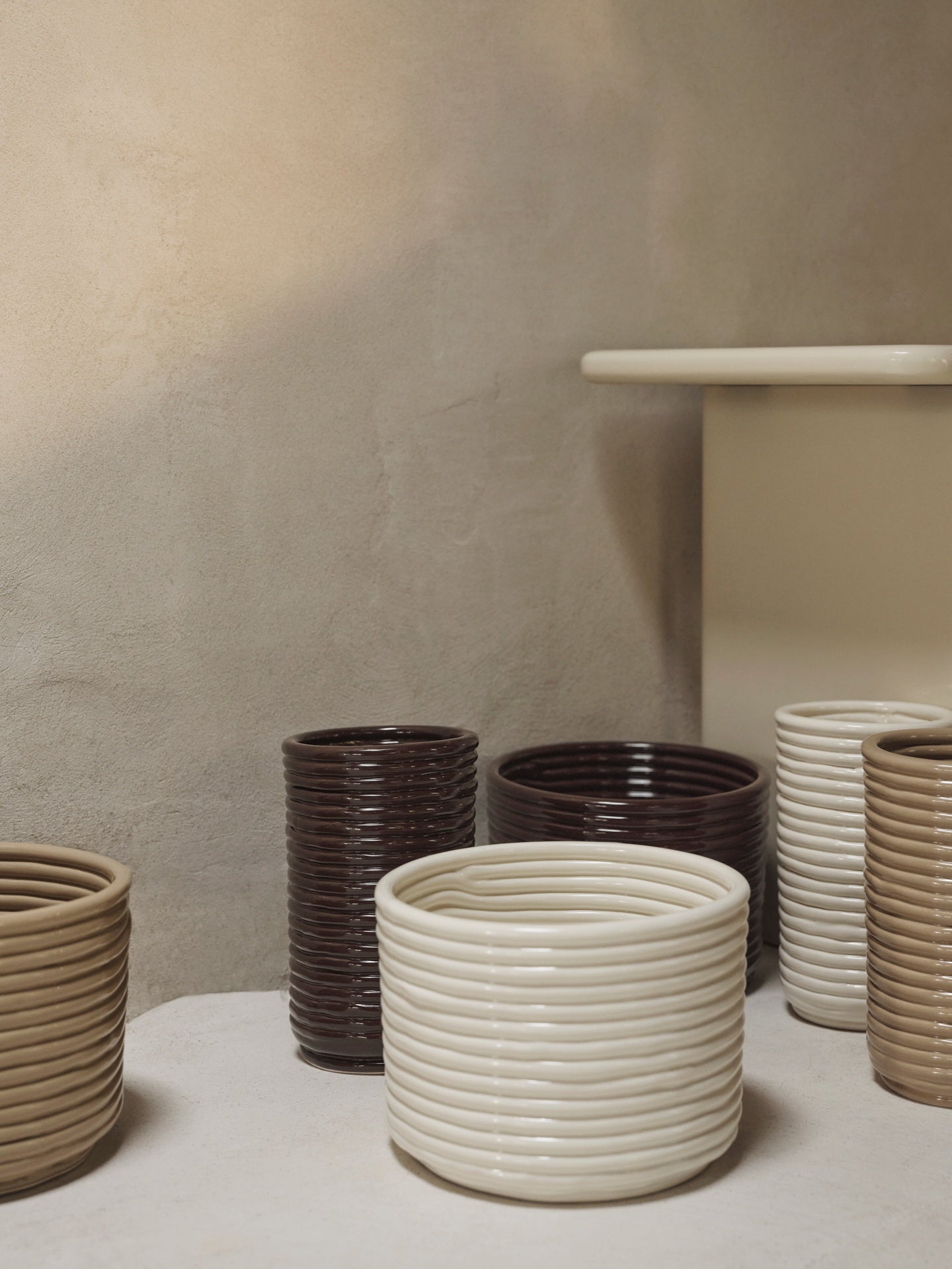 Corduroy pot cream