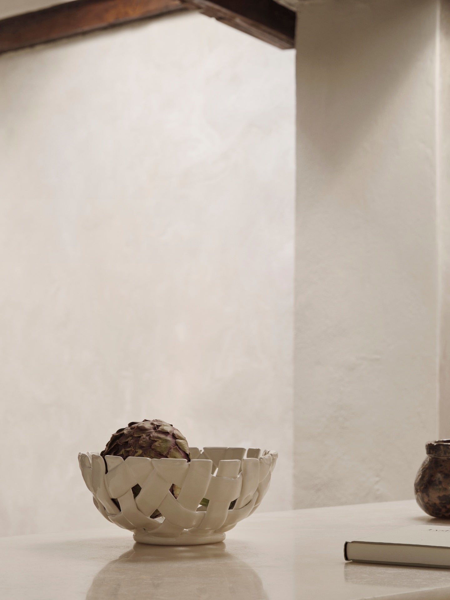 Misa PLAIT złamana biel