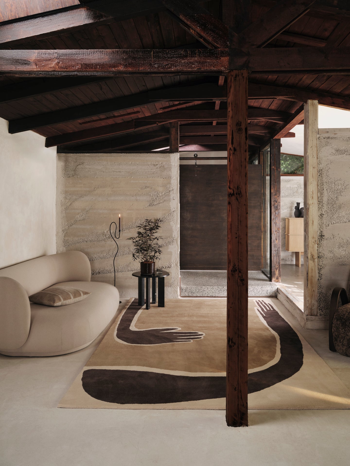 Pohovka RICO LOUNGE Tonus krémová