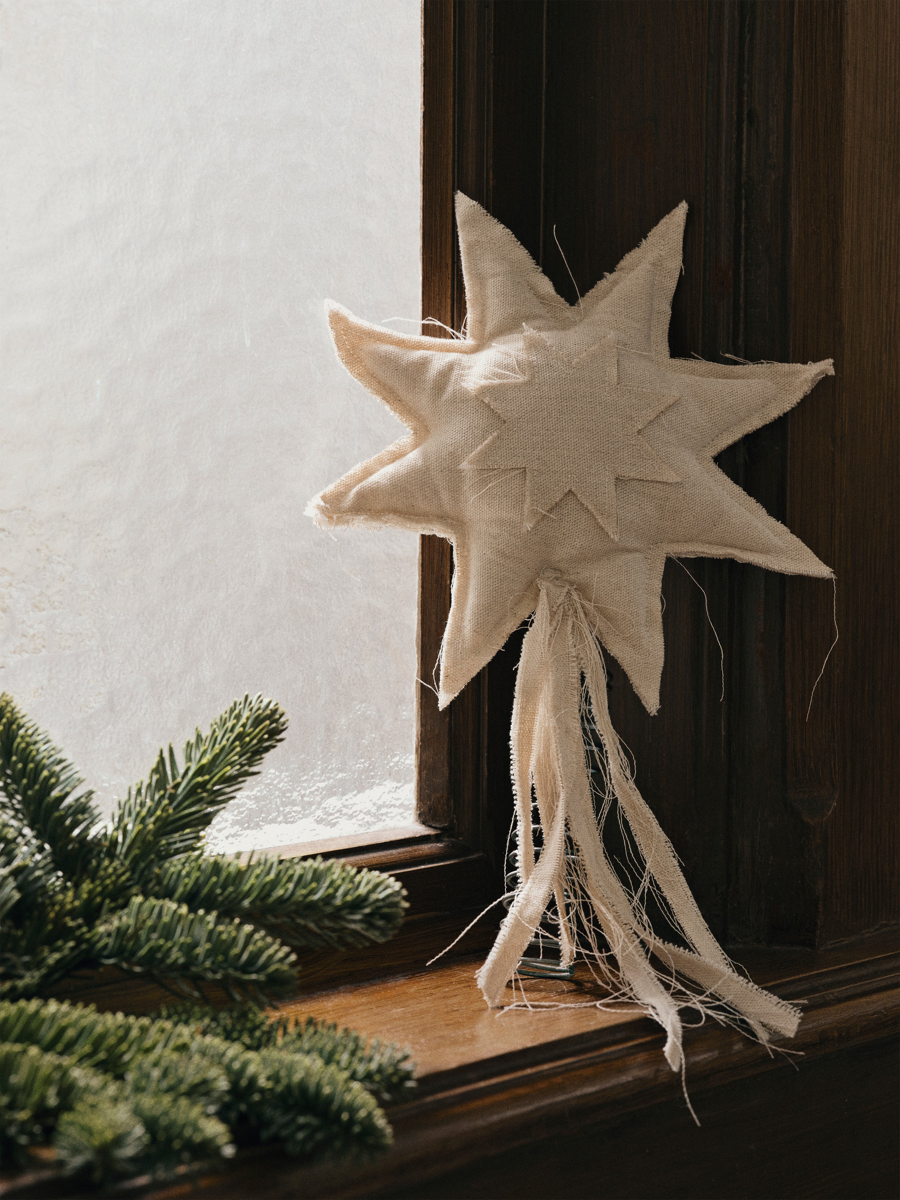 Star for the Christmas tree VELA cotton