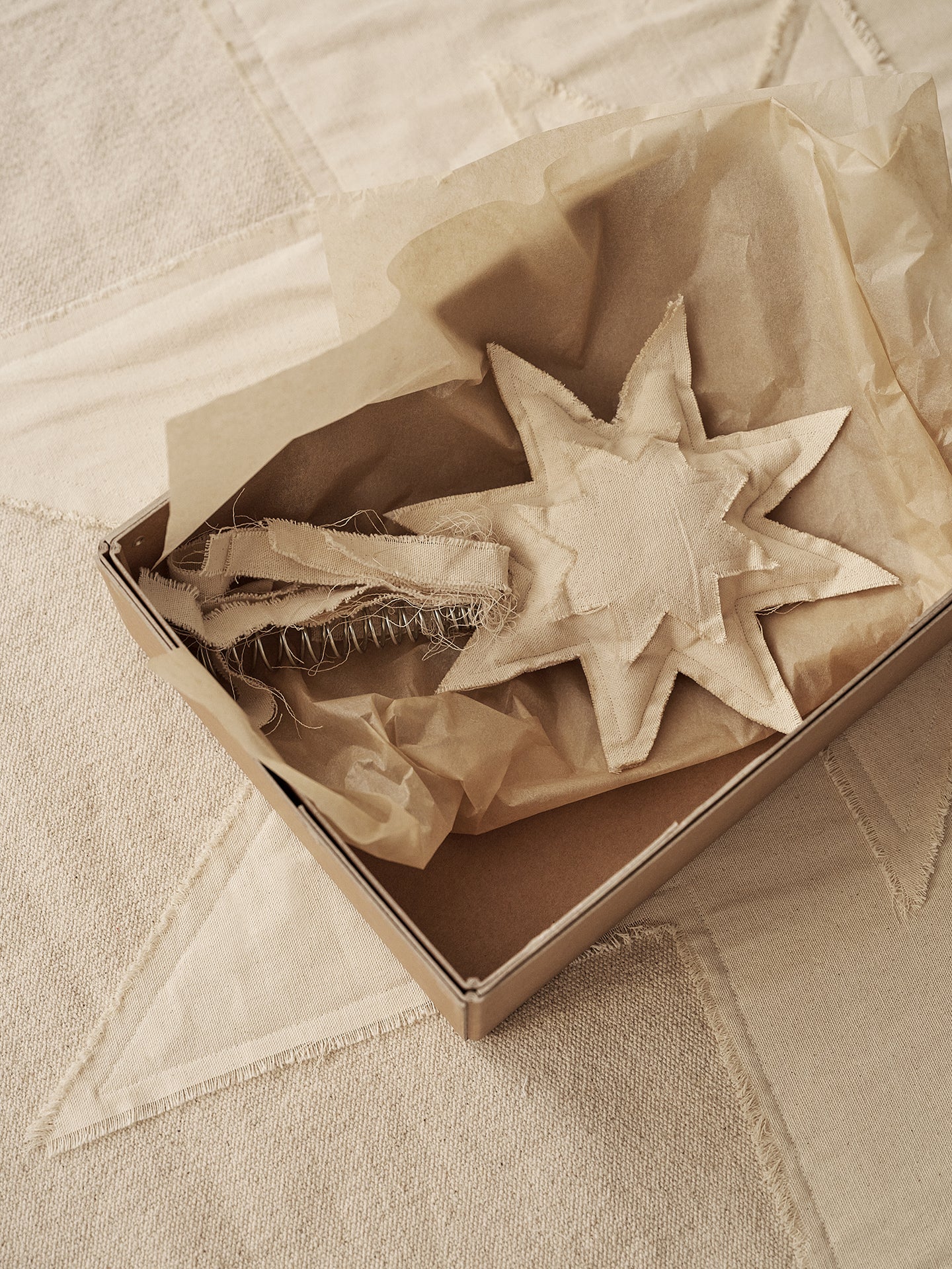 Star for the Christmas tree VELA cotton