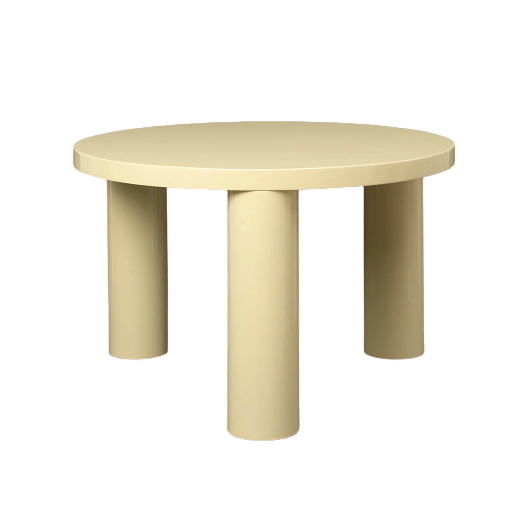 POST coffee table in light yellow