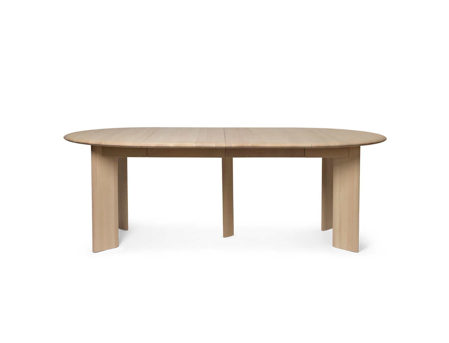 Rozkladací stôl BEVEL bielený buk