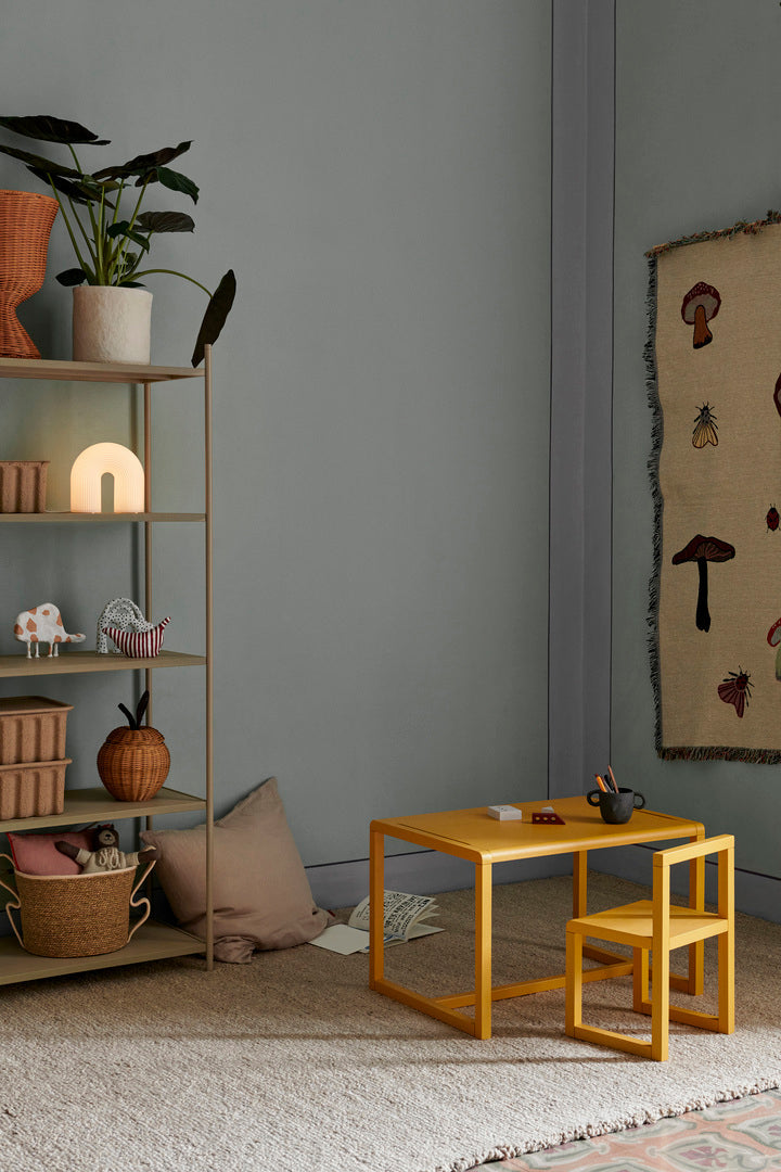 Table lamp VUELTA Milk glass