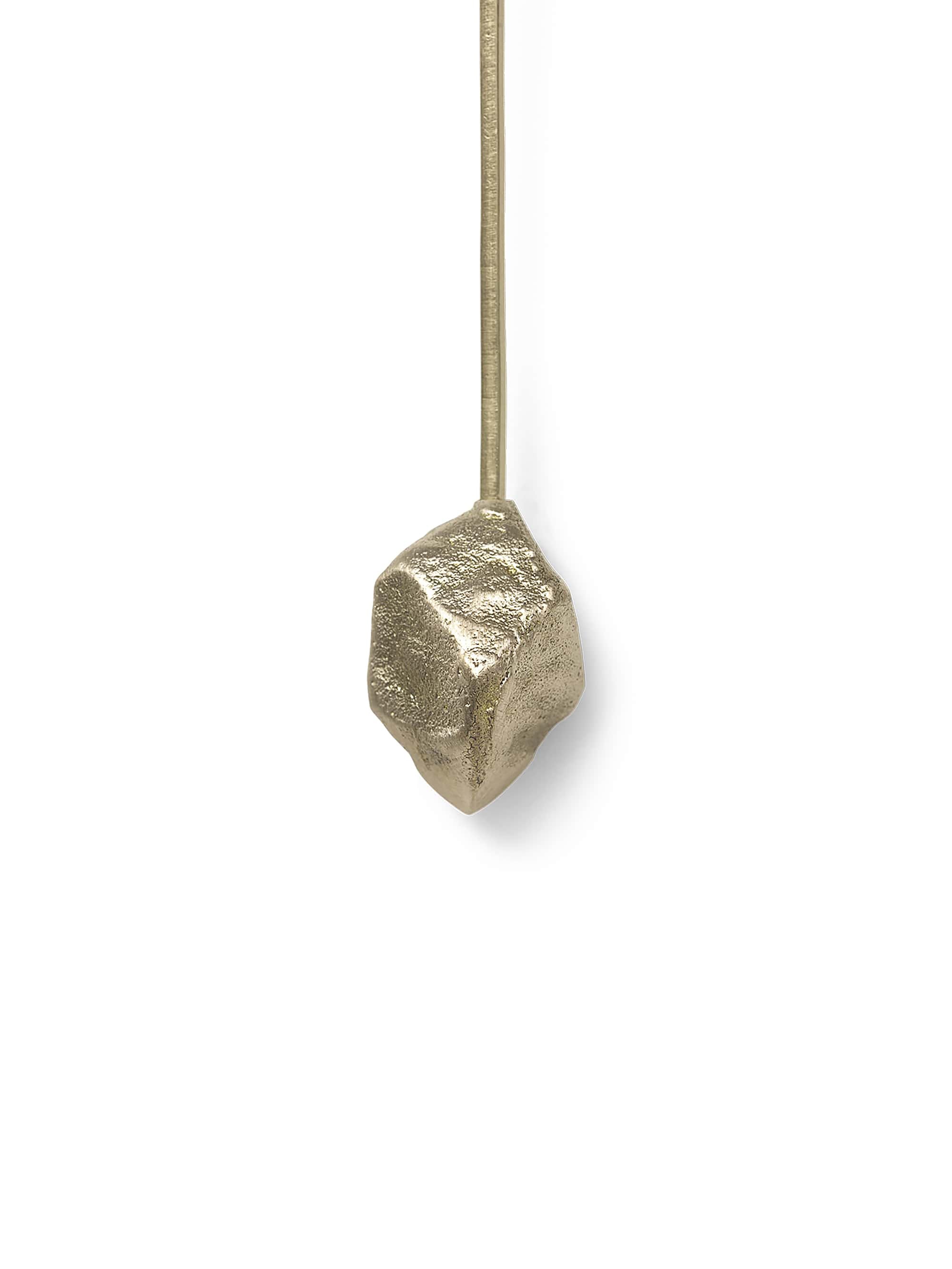 Súprava svietnikov na vianočný stromček STONE mosadzný