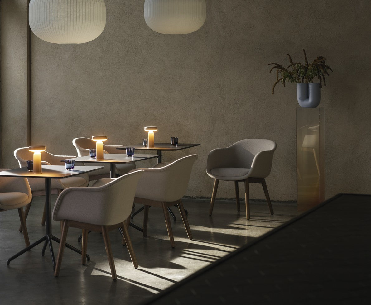 Portable outdoor lamp EASE gray