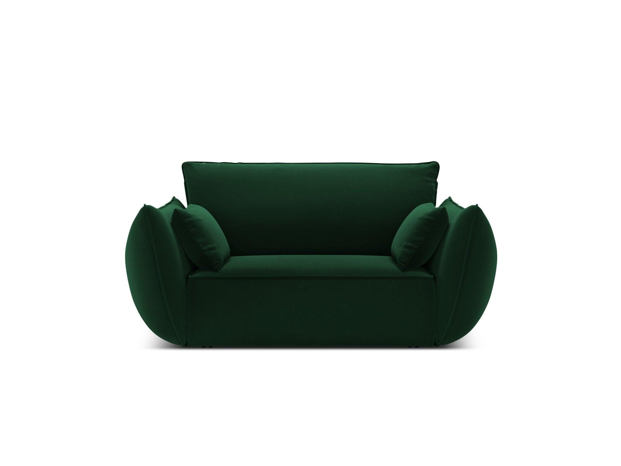 Fotel aksamitny VANDA butelkowa zieleń Mazzini Sofas    Eye on Design