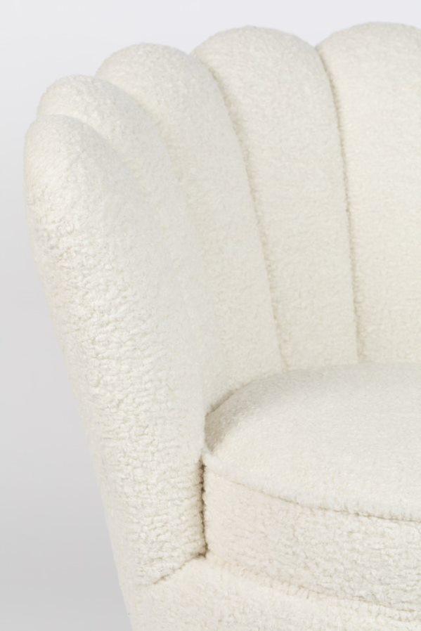 Fotel MOTHER OF ALL SHELLS TEDDY jasny beżowy Bold Monkey    Eye on Design