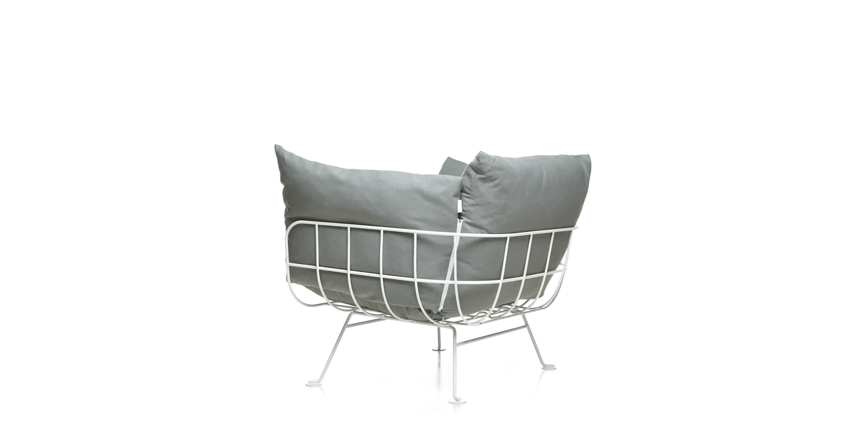 Armchair NEST white base Moooi Eye on Design