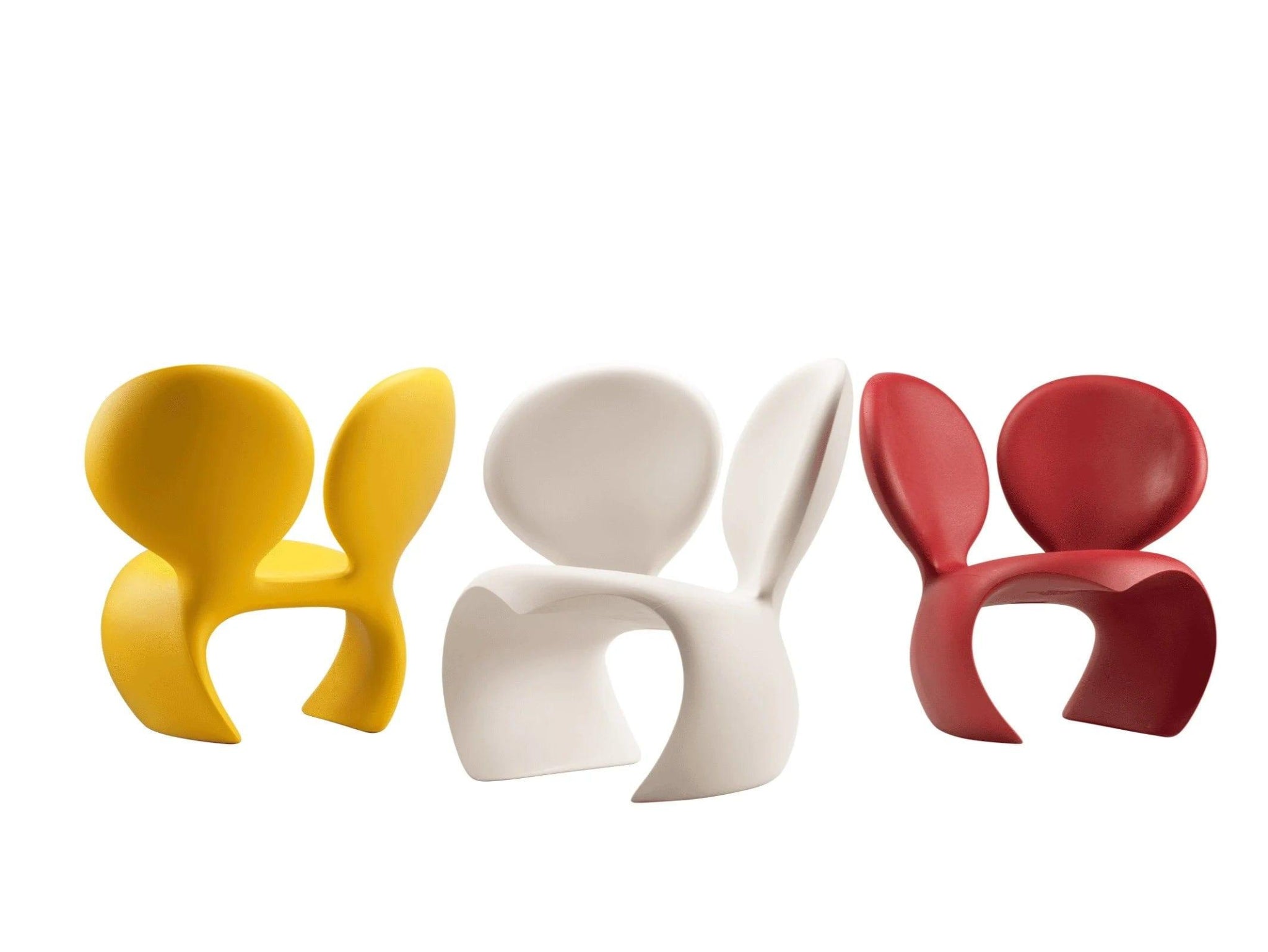 Fotel zewnętrzny DON'T F**K WITH THE MOUSE biały Qeeboo    Eye on Design