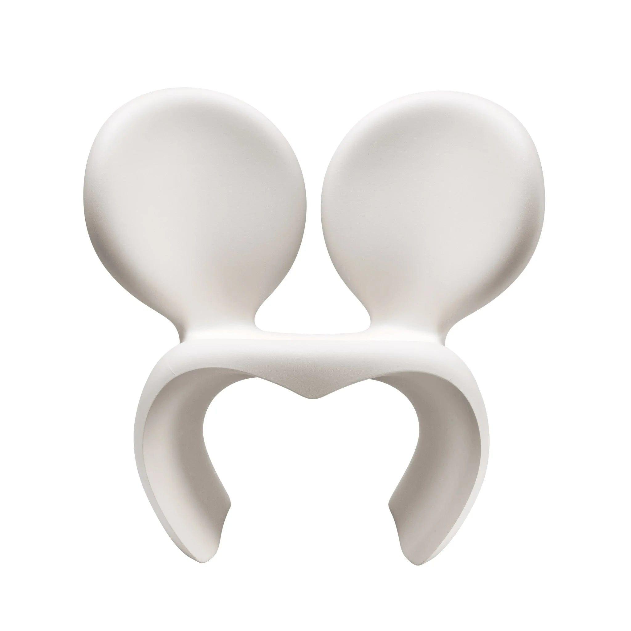 Fotel zewnętrzny DON'T F**K WITH THE MOUSE biały Qeeboo    Eye on Design