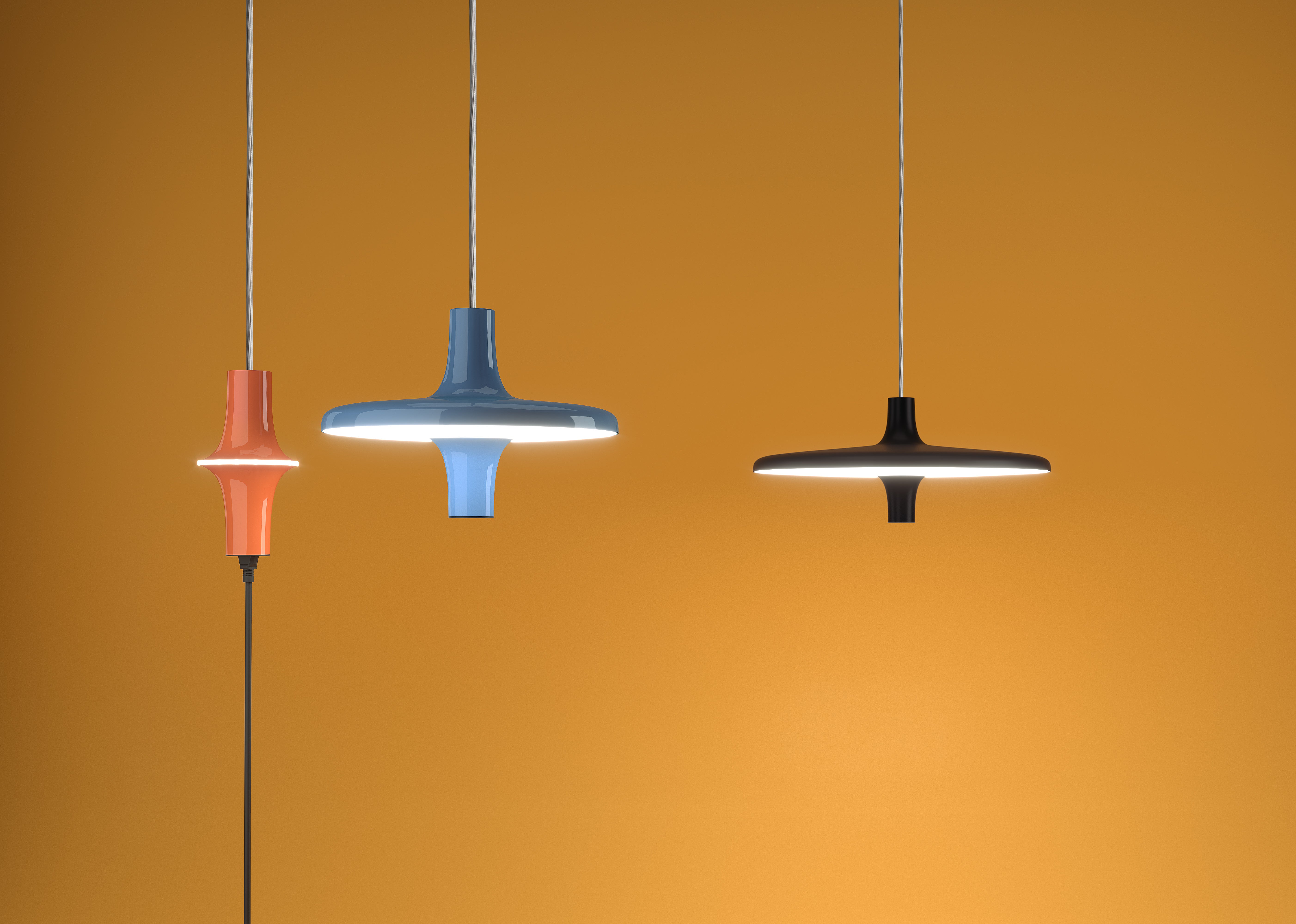 Závesná lampa AVRO podlhovastá biela