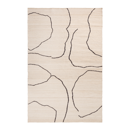 Dywan GESSO złamana biel z ciemną figą – ferm LIVING