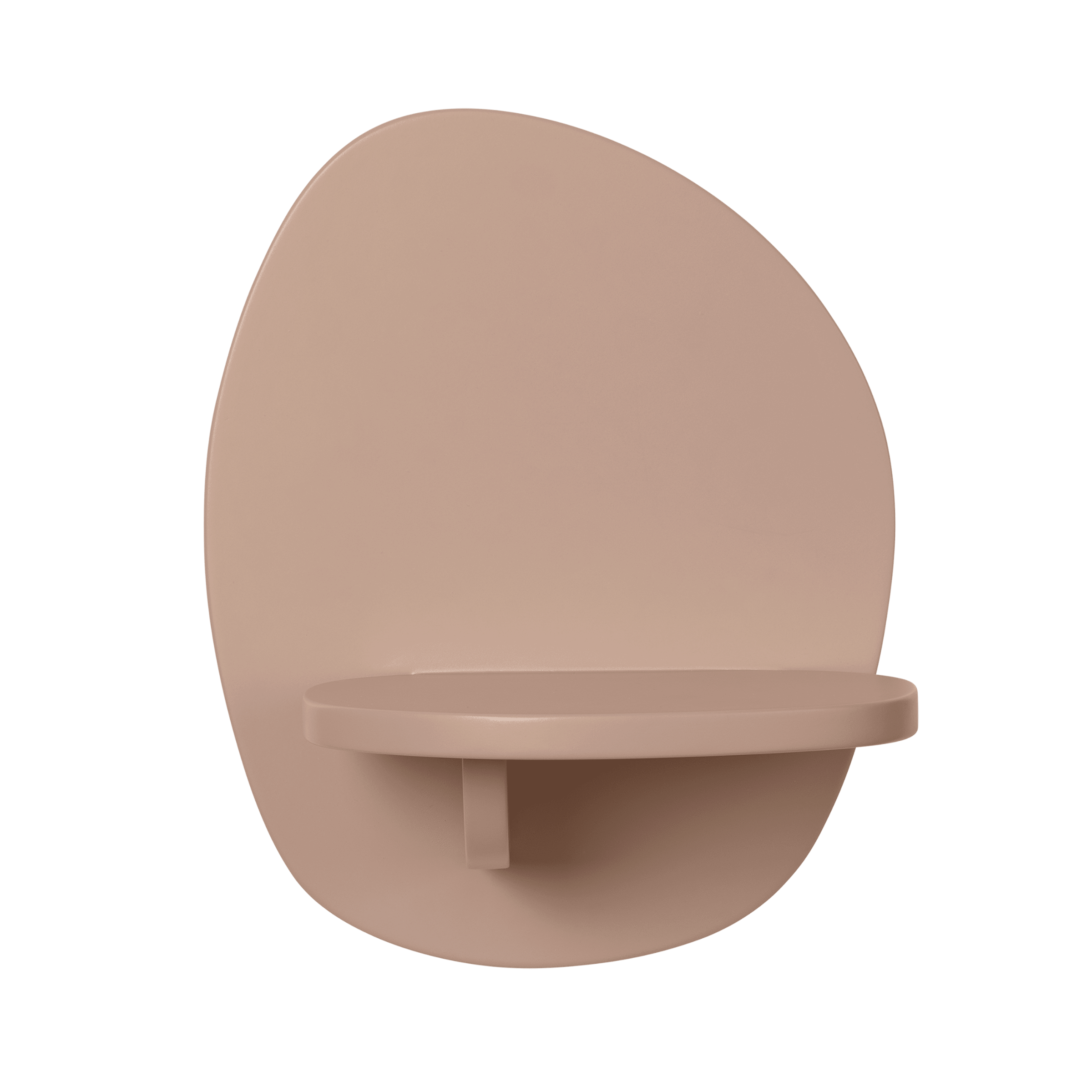 Závesná polica PILU svetloružová