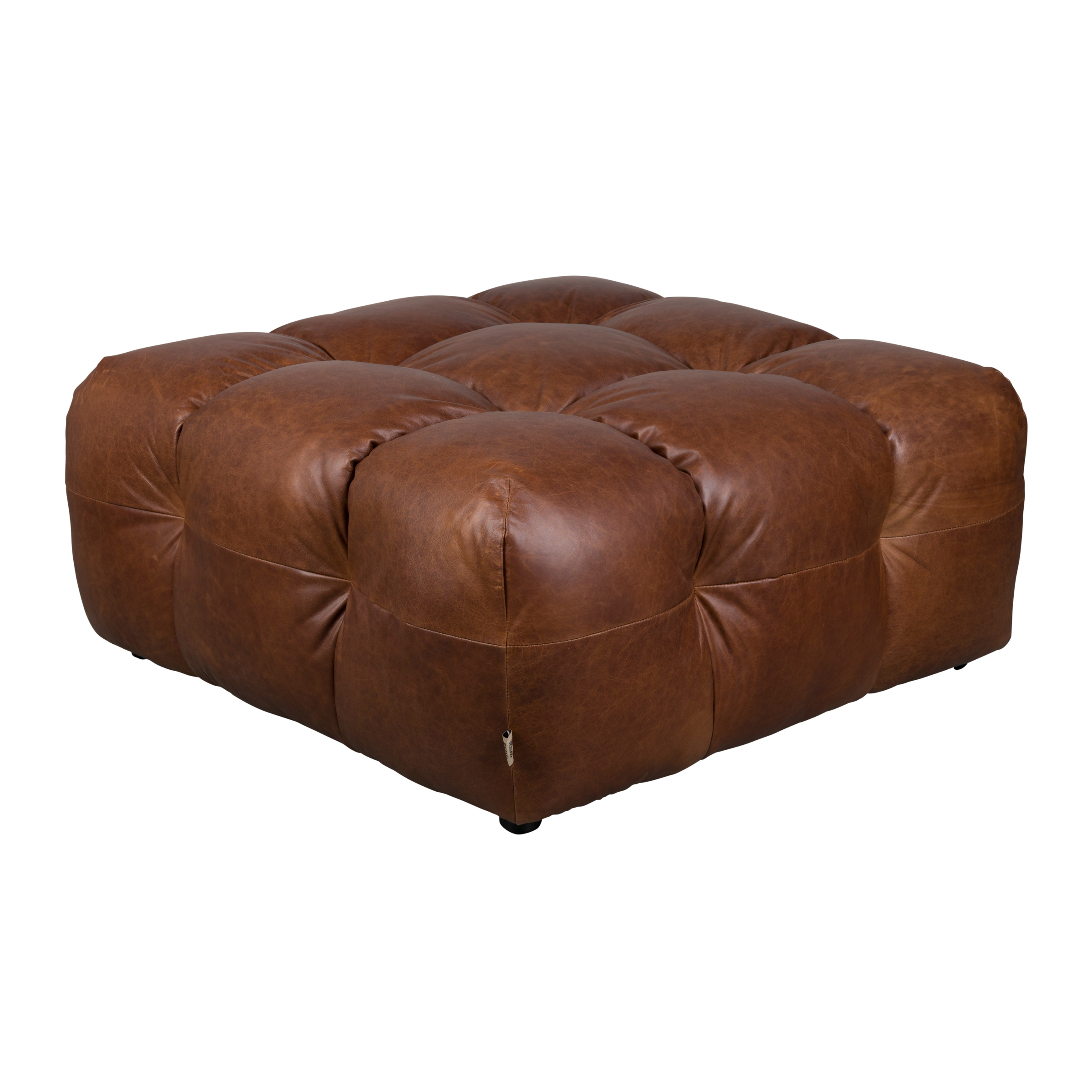 HACKMAN Puff chocolate leather