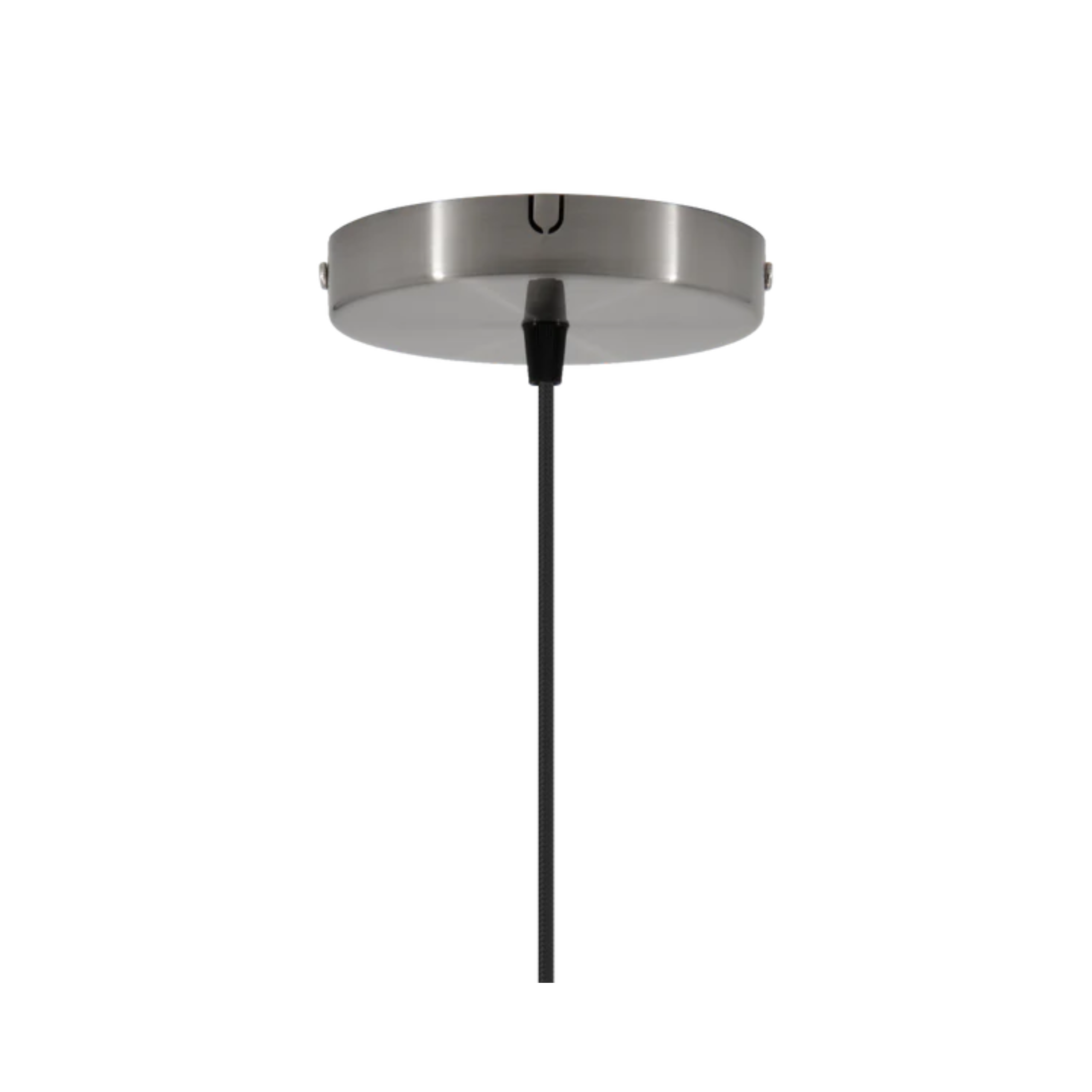 Silver ROSETTE pendant lamp mounting