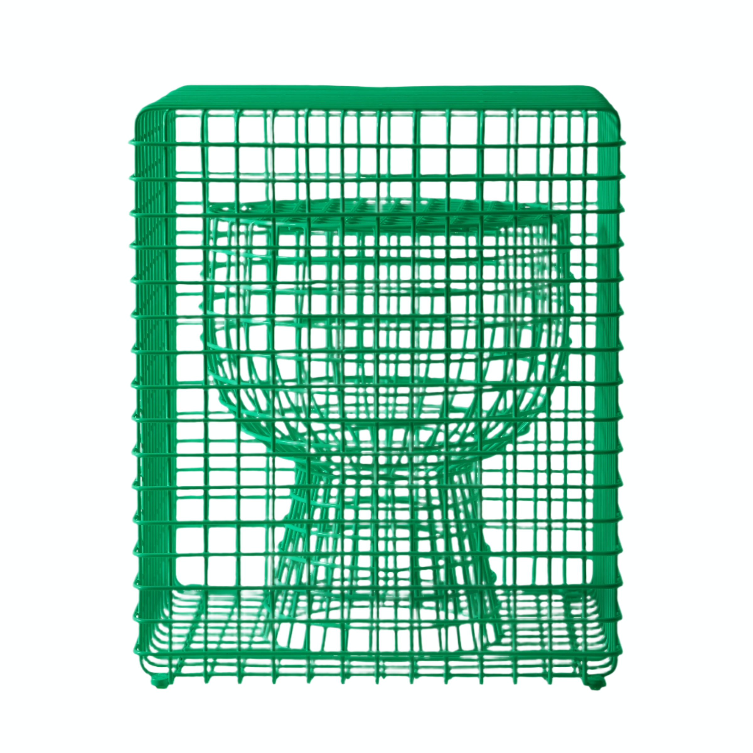 Dekoratívna stolička TIP TAP WIRE svetlozelená