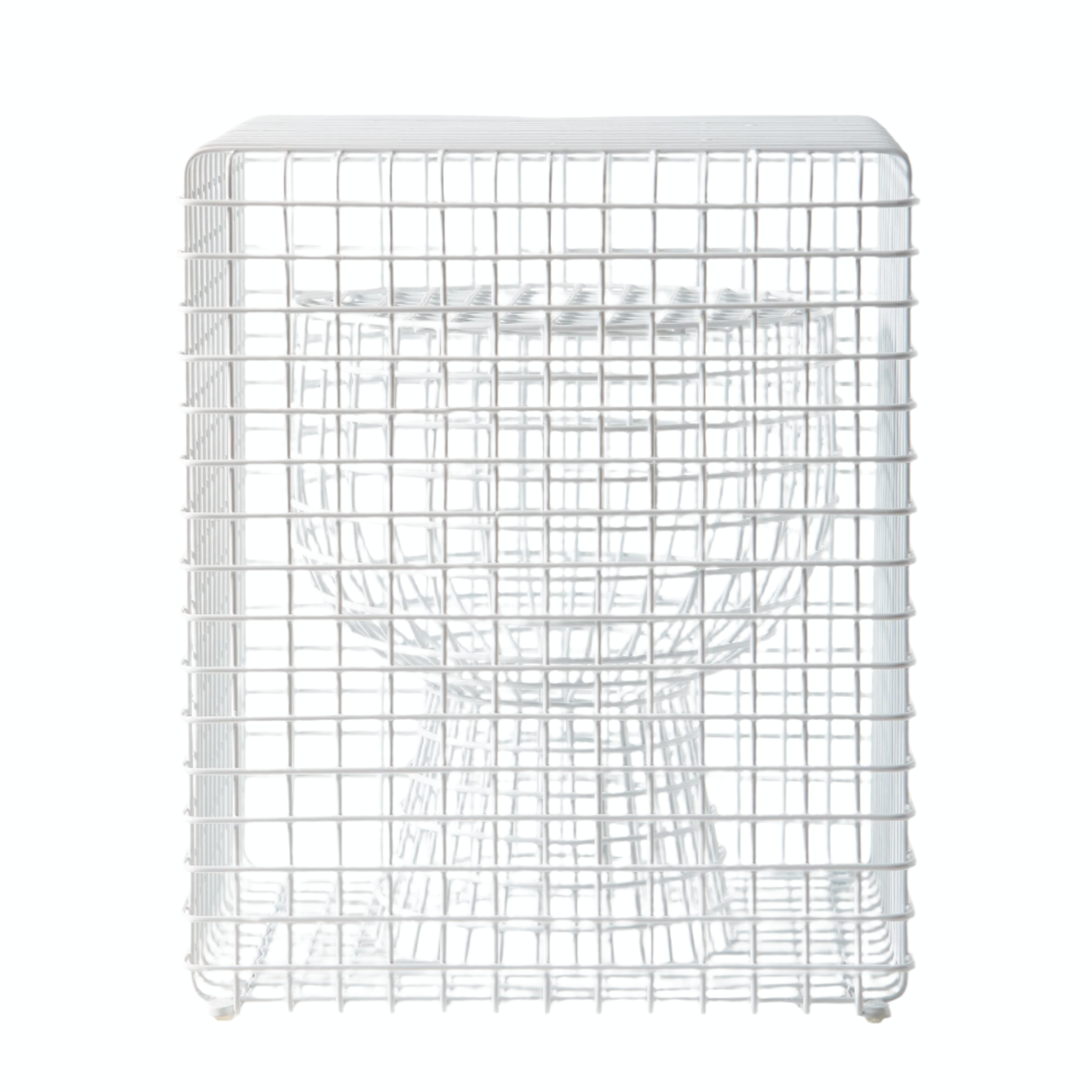 TIP TAP WIRE decorative stool white