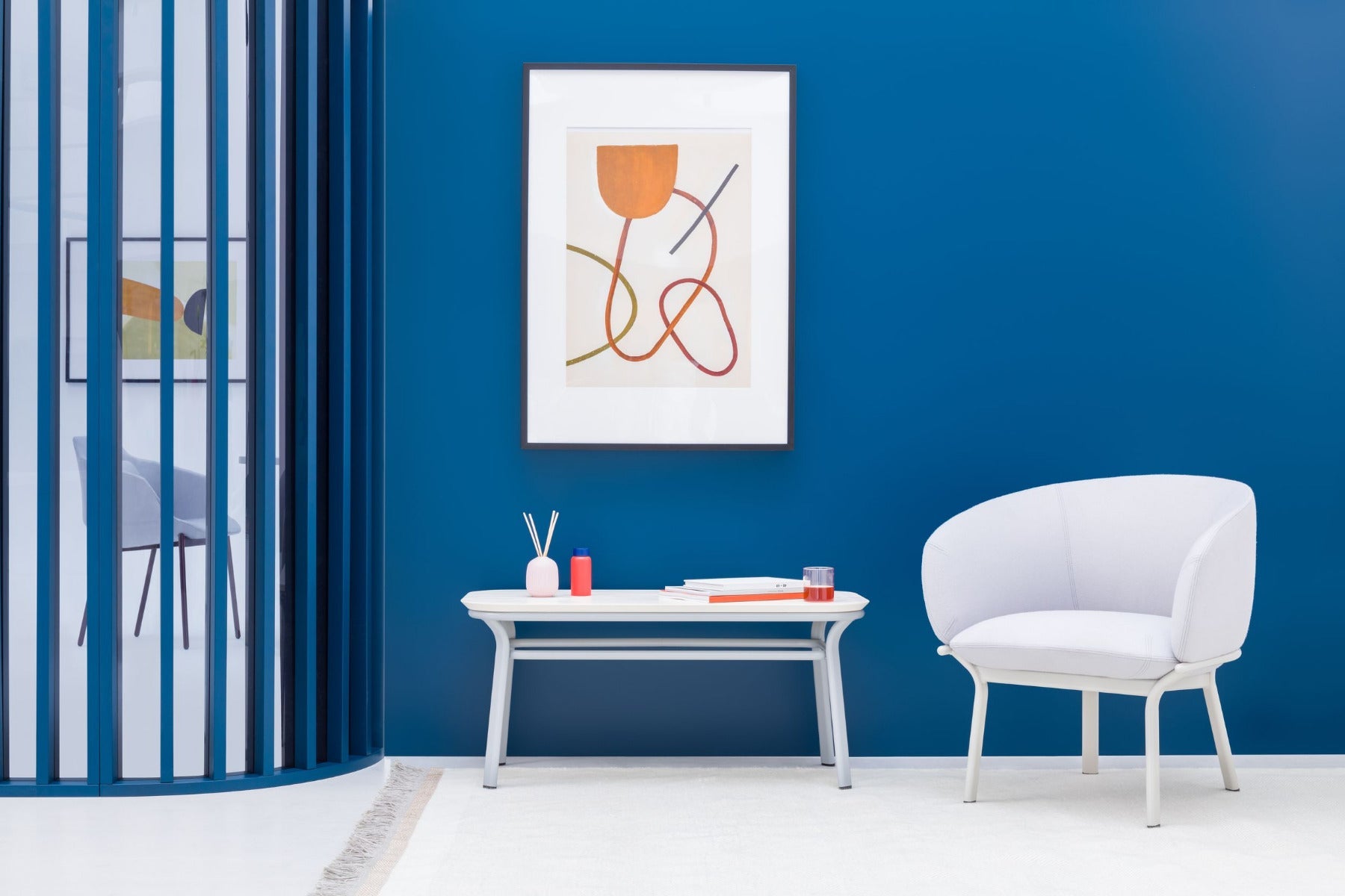 Stolik GRACE fornir s kovovou základňou