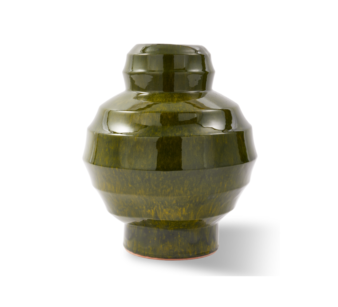 SUMO PLANT POT vase dark green