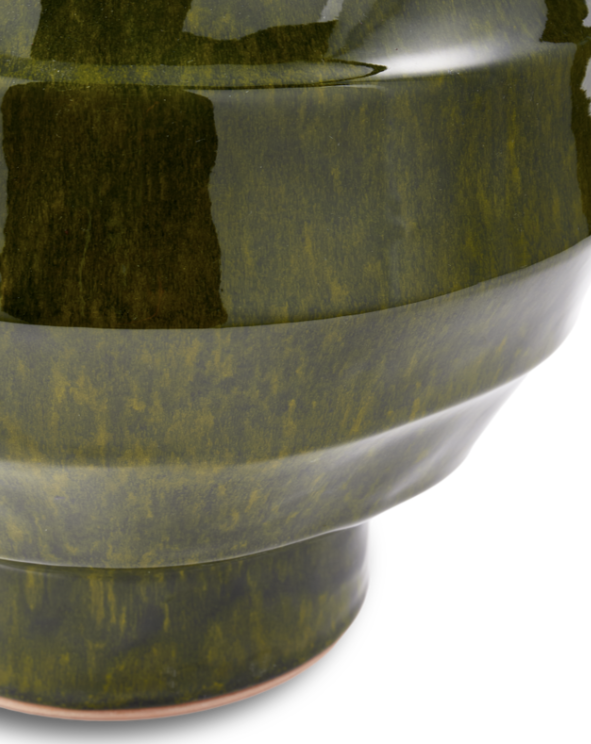 SUMO PLANT POT vase dark green