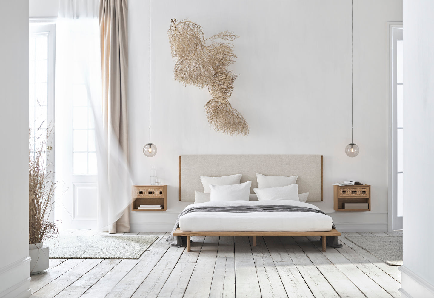 Łóżko HAVEN drewno dębowe