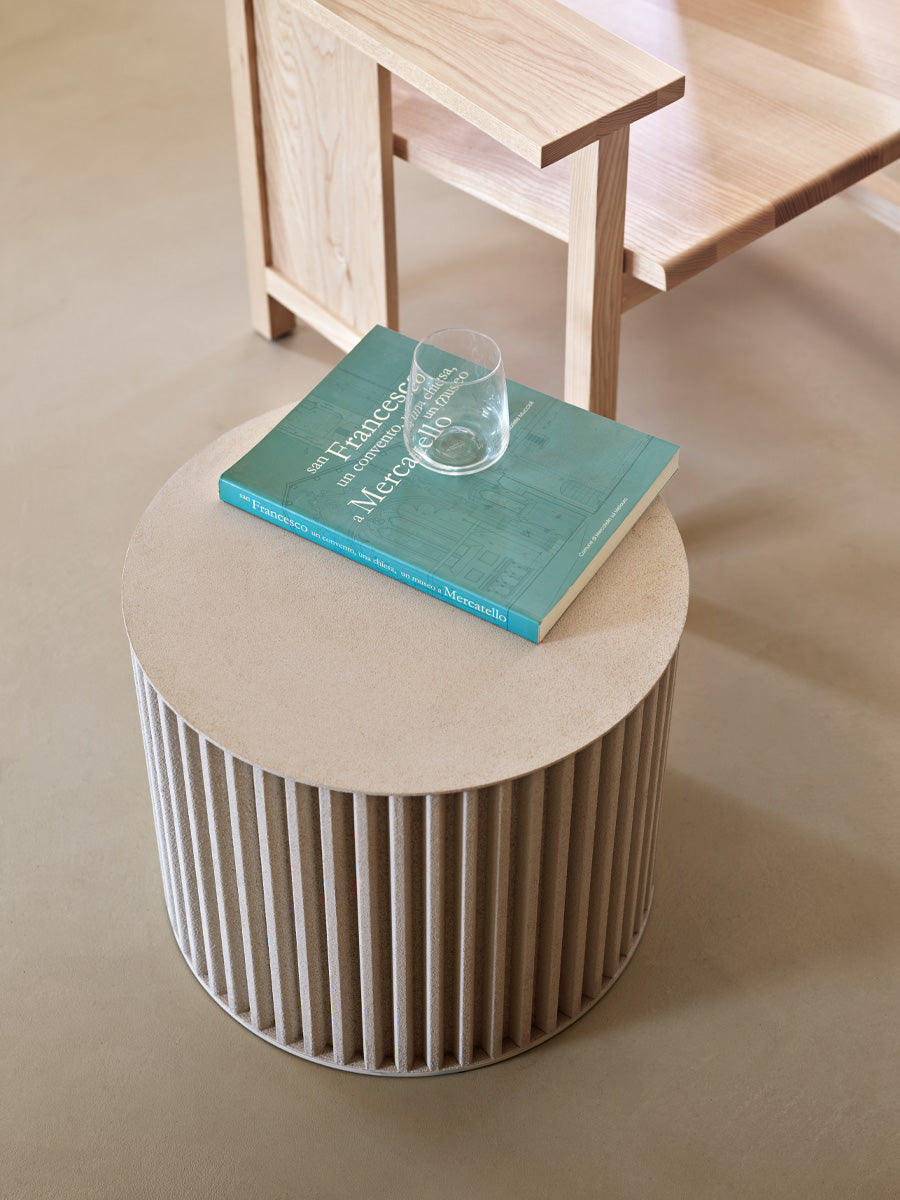 Kávový stolík HERCLINO béžový