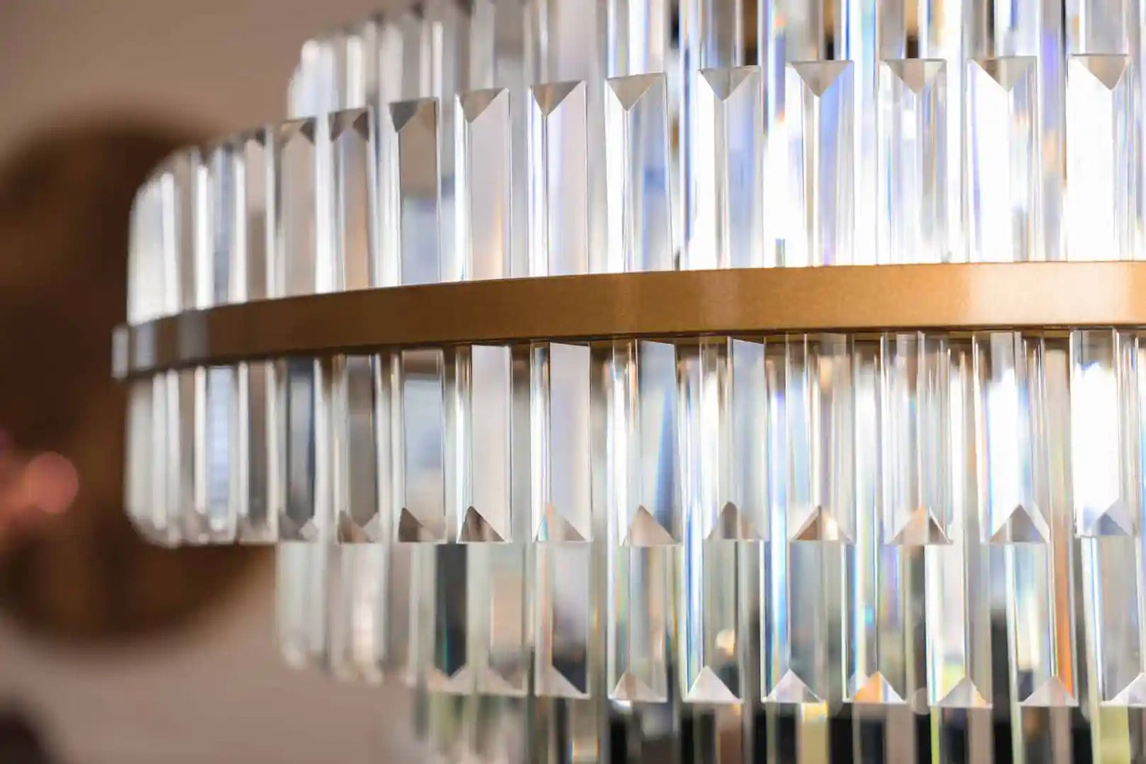 Luster DESIRE krištáľový so zlatým